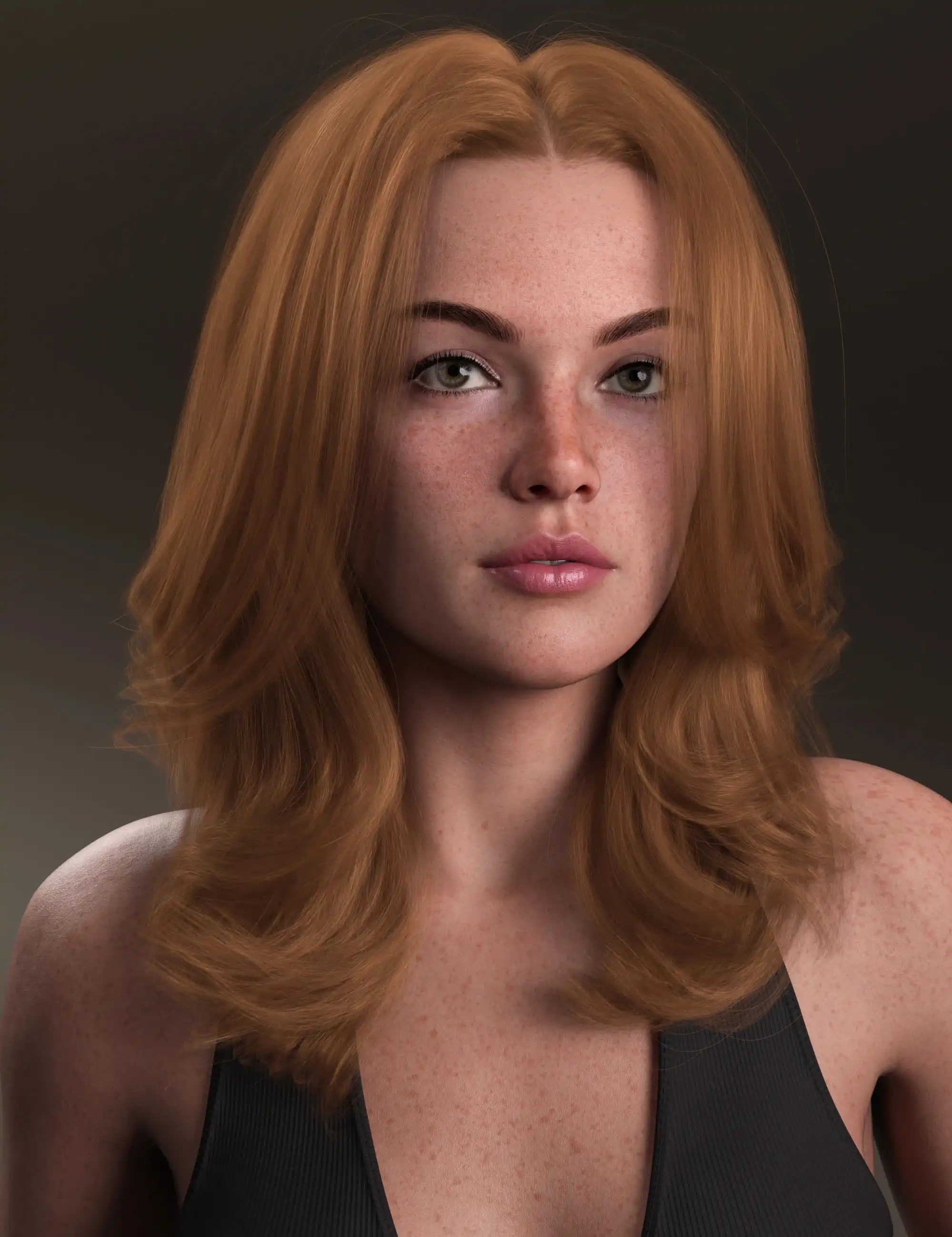 Glamorous Style Hair for Genesis 8 and 9_DAZ3D下载站