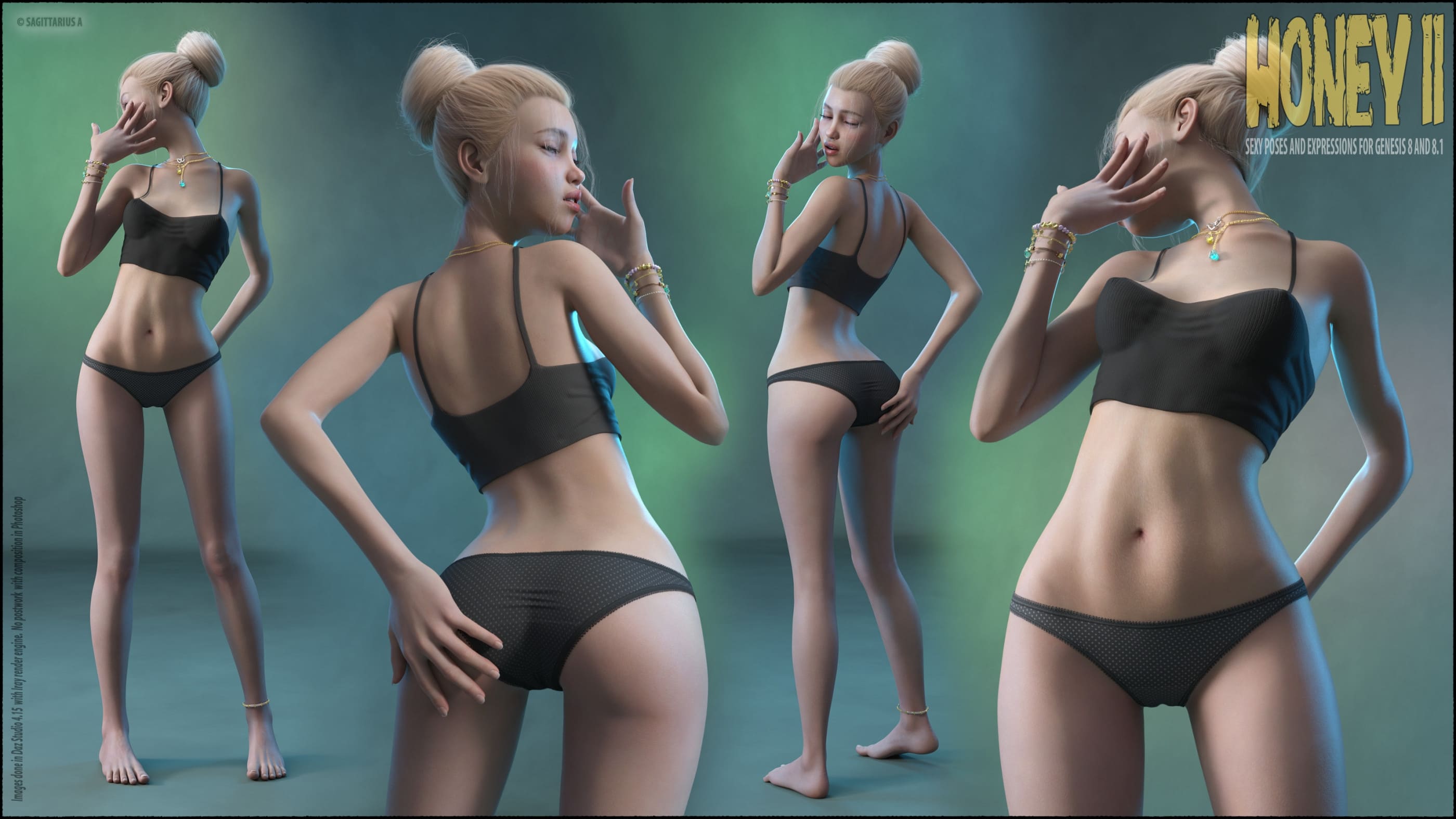 Honey 2 – Poses for Genesis 8 and 8.1_DAZ3DDL