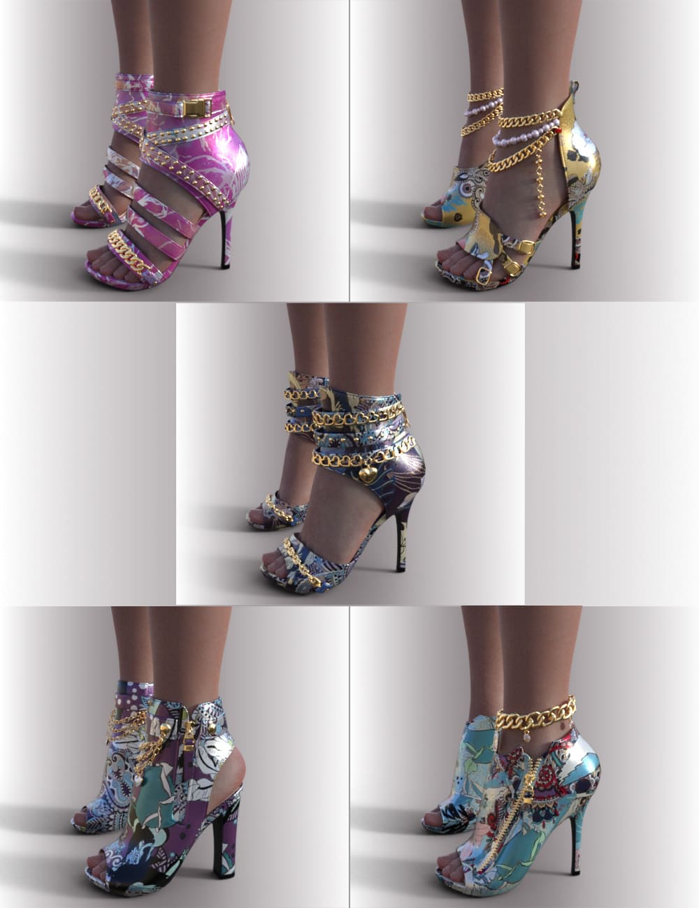 Shoes for Favorite Outfits for Genesis 9_DAZ3D下载站
