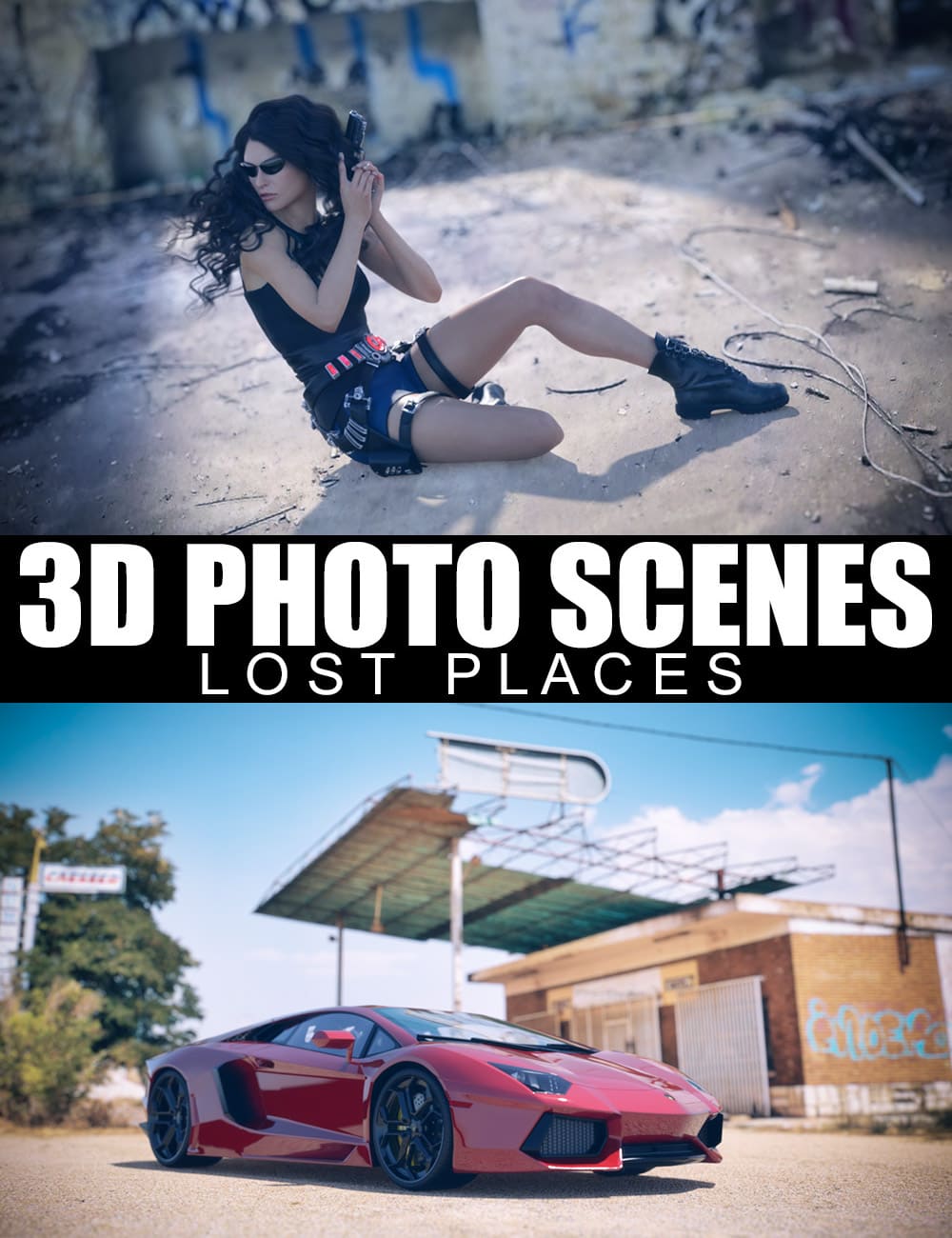 3D Photo Scenes – Lost Places_DAZ3D下载站