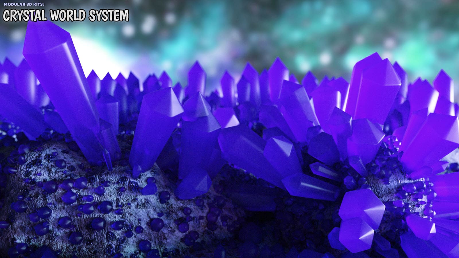 Modular 3D Kits: Crystal World System_DAZ3D下载站