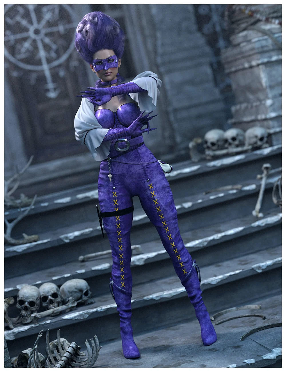 ND Crowbeauty Outfit for Genesis 8.1 Female_DAZ3DDL