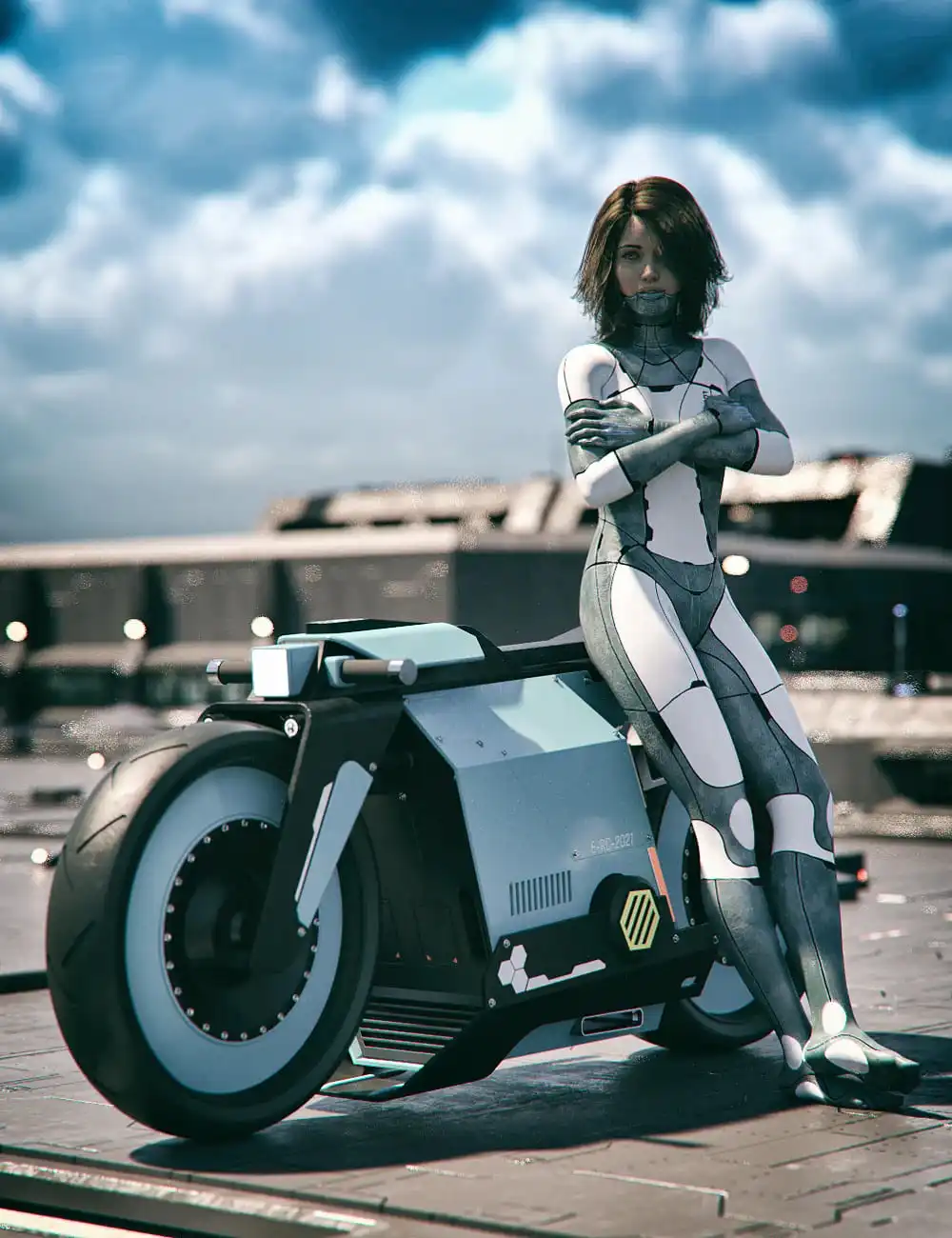 Sci-fi Motorbike_DAZ3DDL