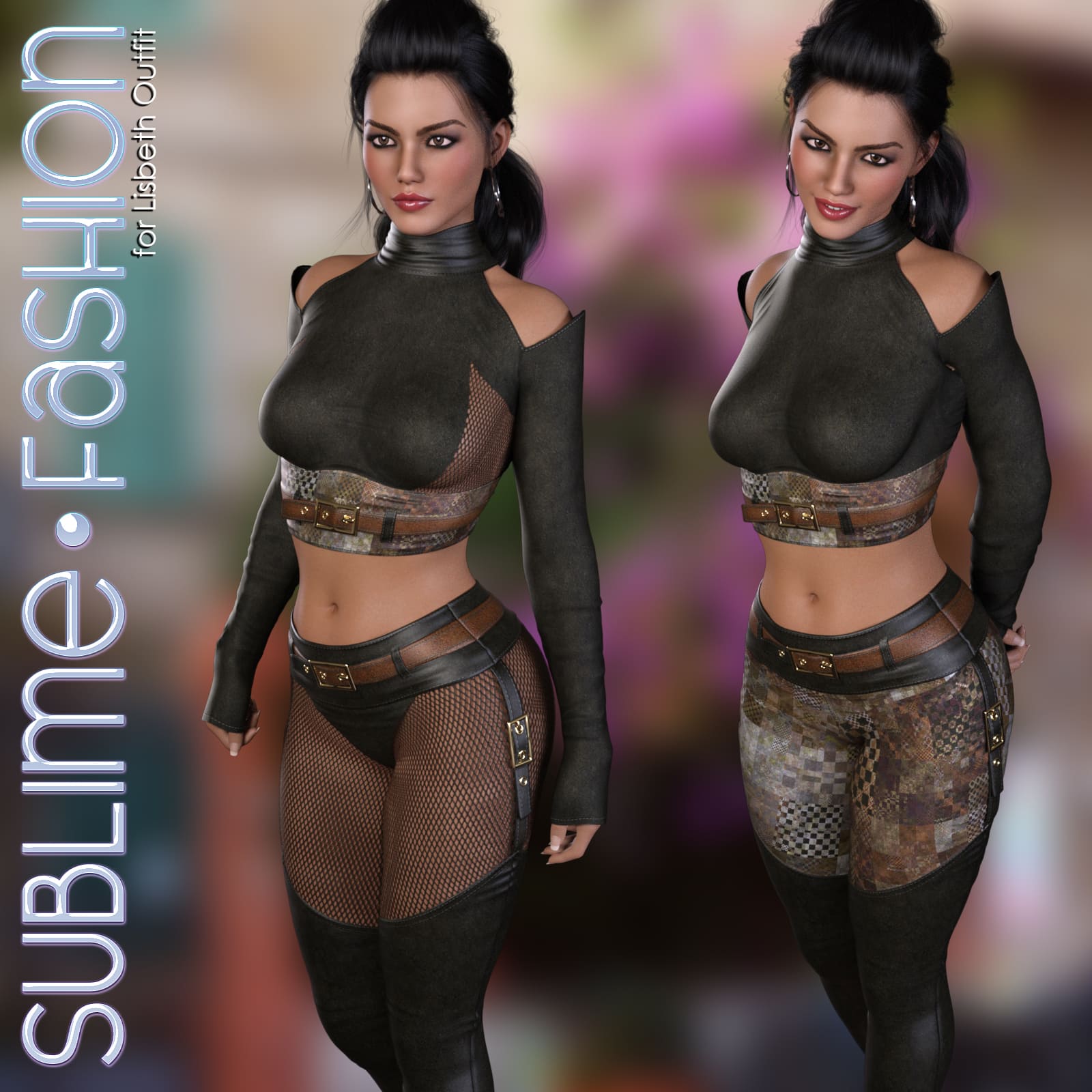 Sublime Fashion Lisbeth Outfit_DAZ3D下载站