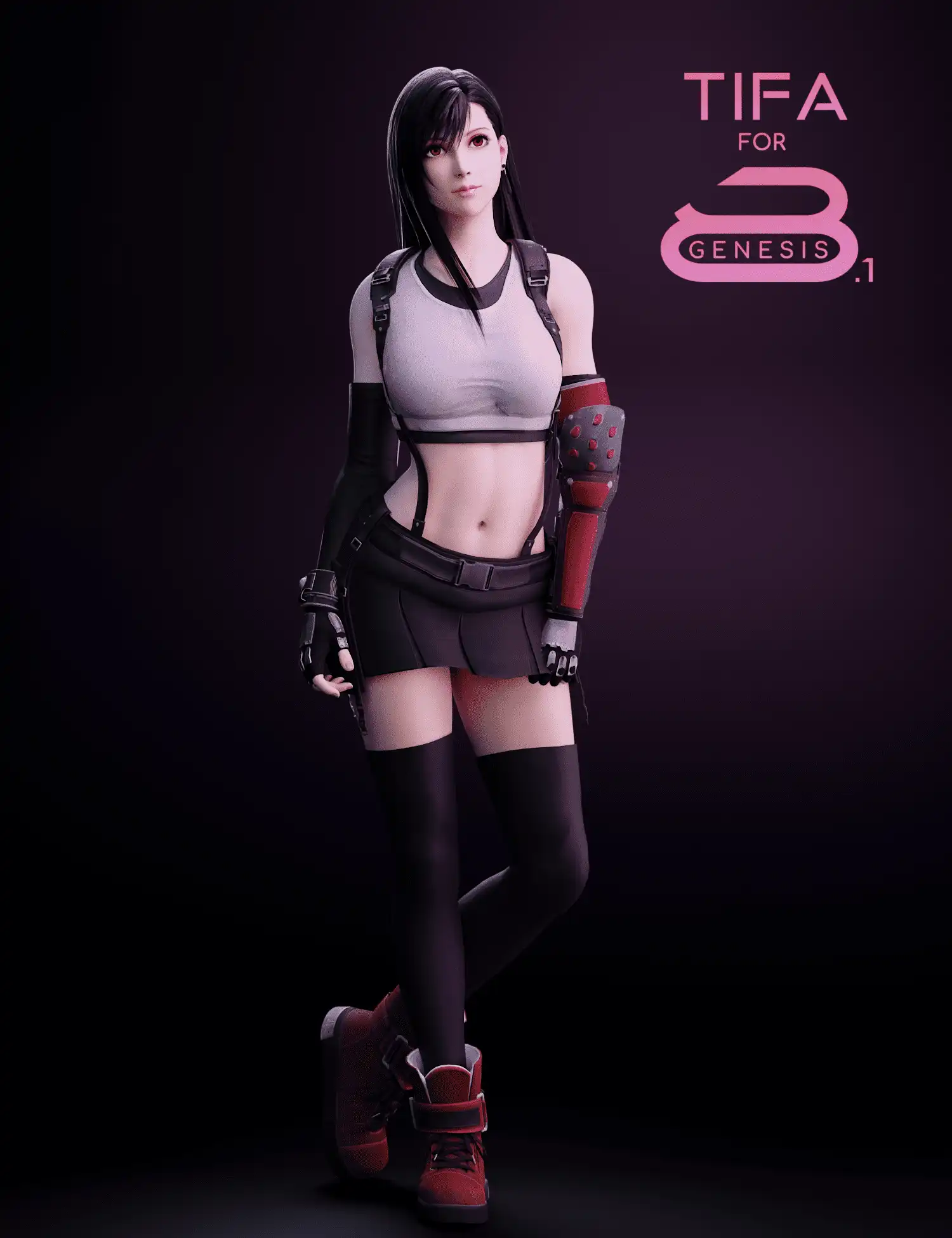Tifa For Genesis 8 And 8.1 Female_DAZ3DDL