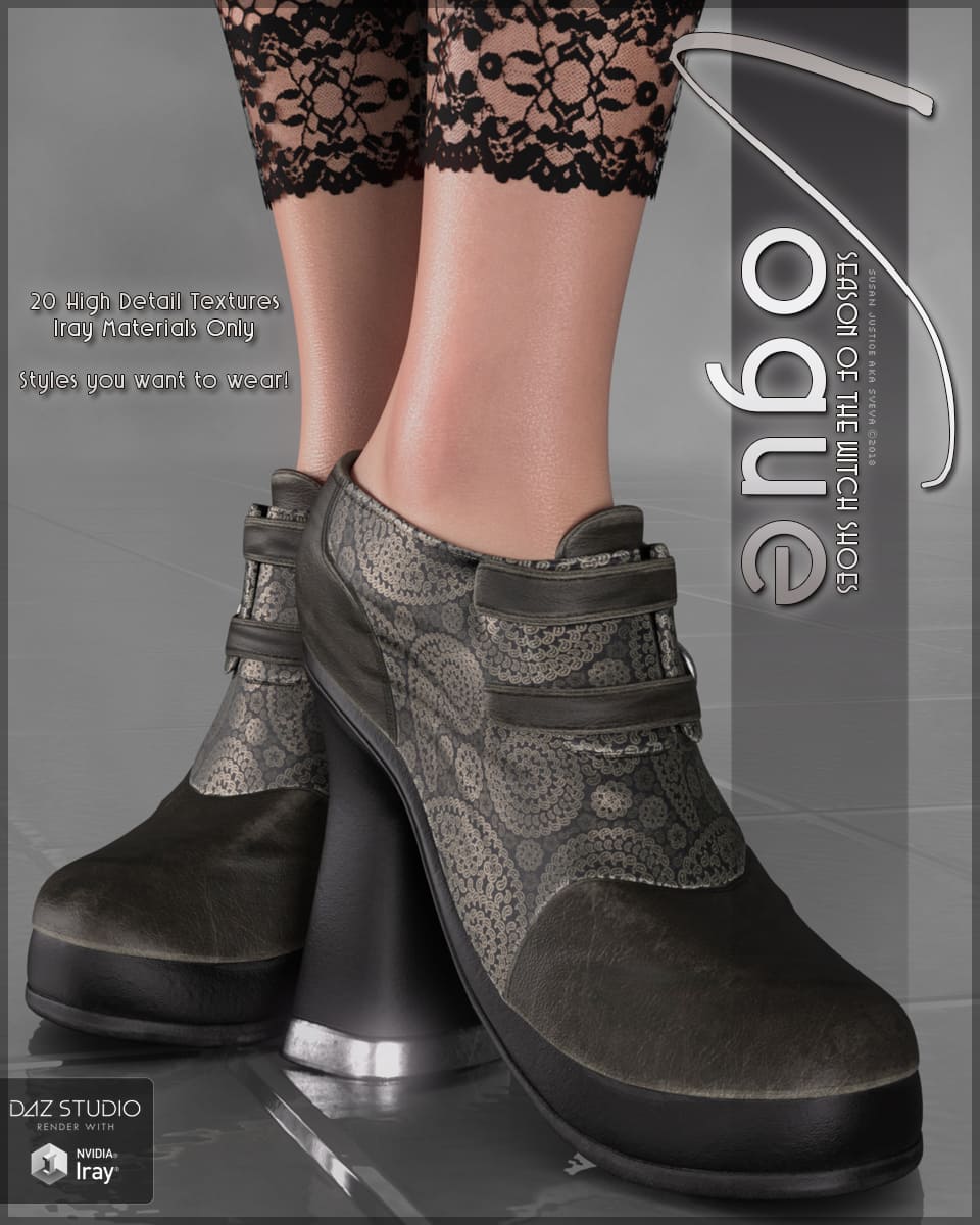 Vogue for Season of the Witch Shoes_DAZ3D下载站