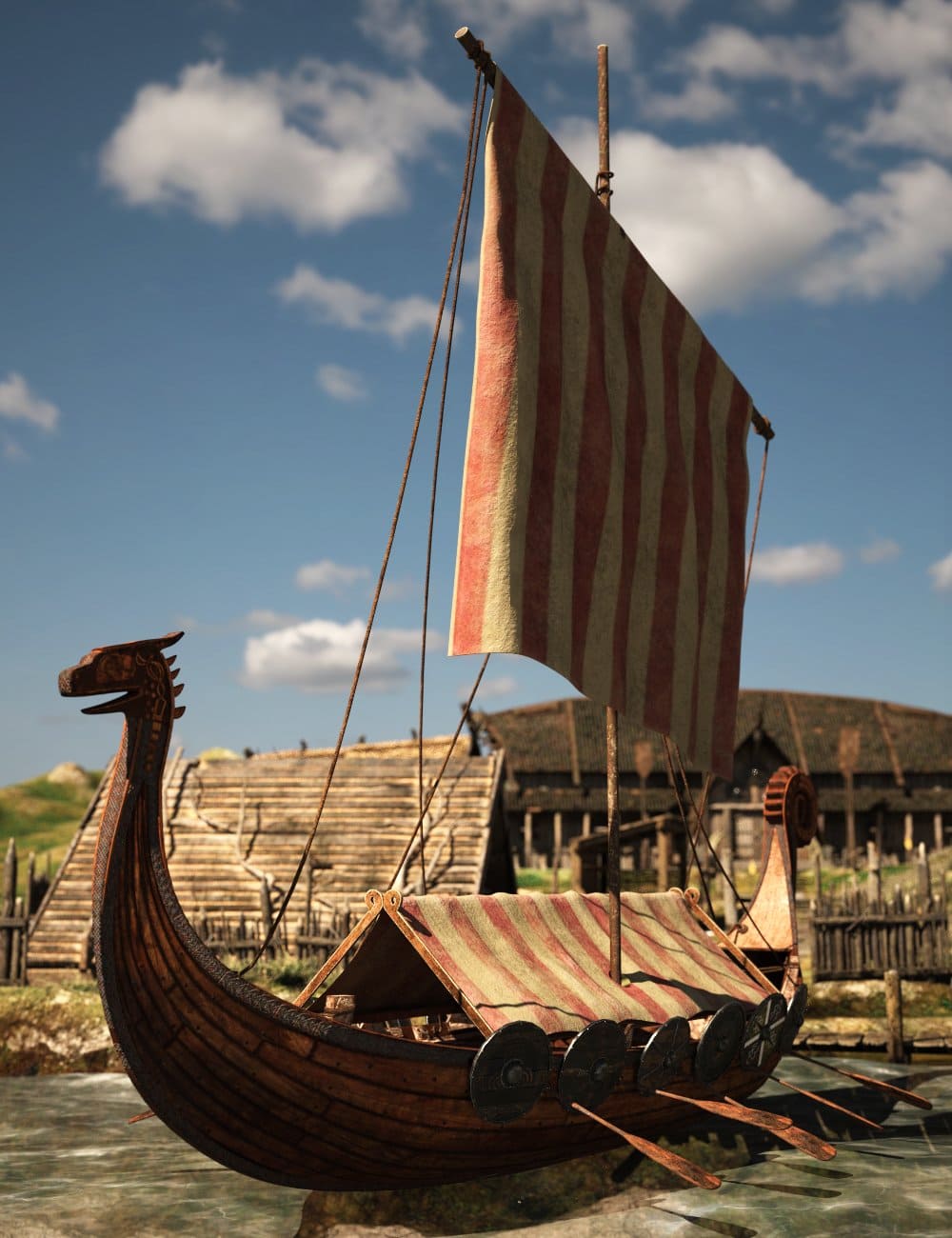 XI Viking Boat_DAZ3DDL