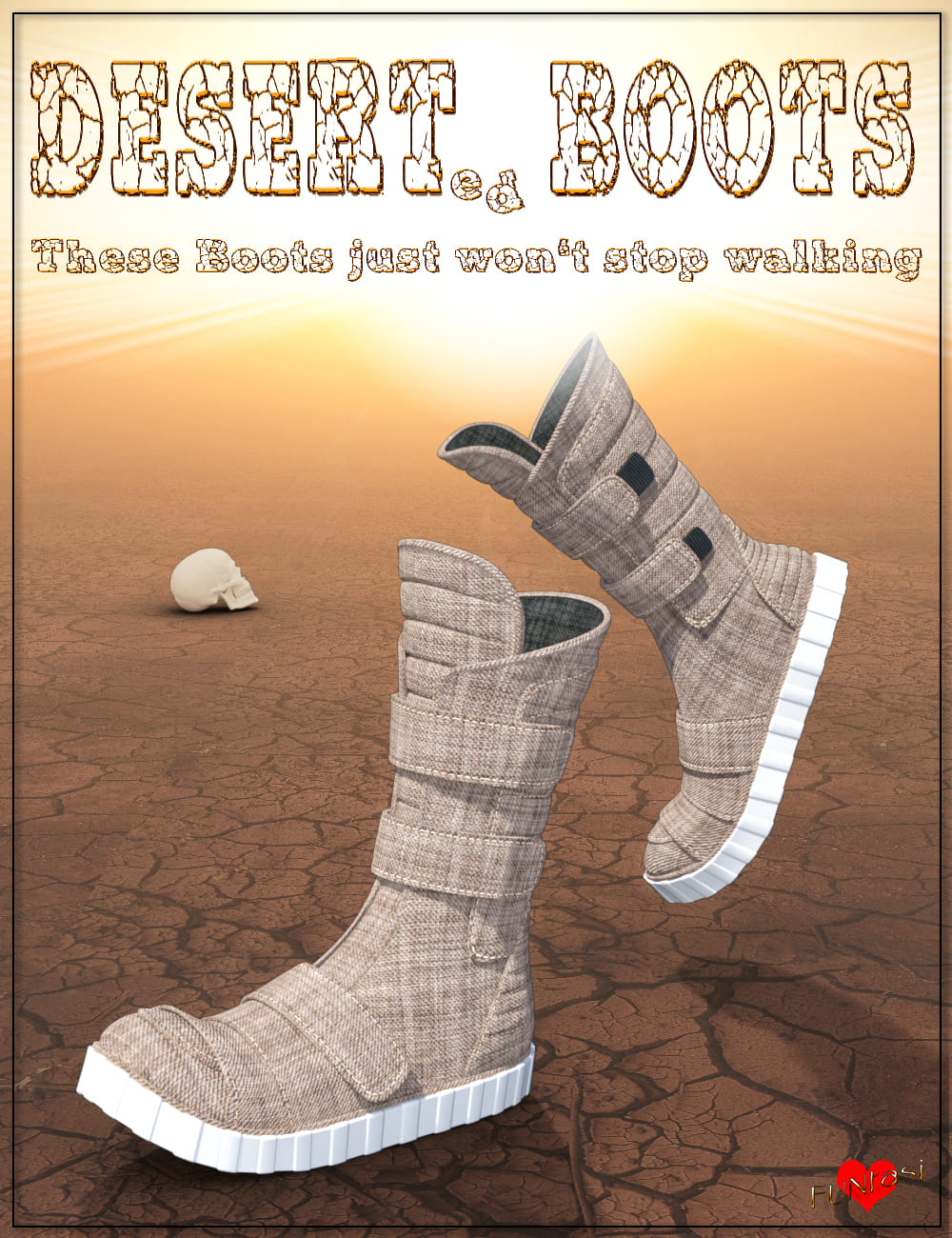 Desert Boots for Genesis 8 Male(s)_DAZ3D下载站