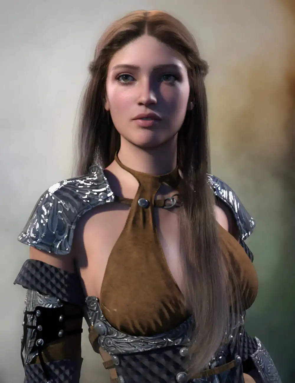 dForce Joanie Hair for Genesis 9_DAZ3D下载站