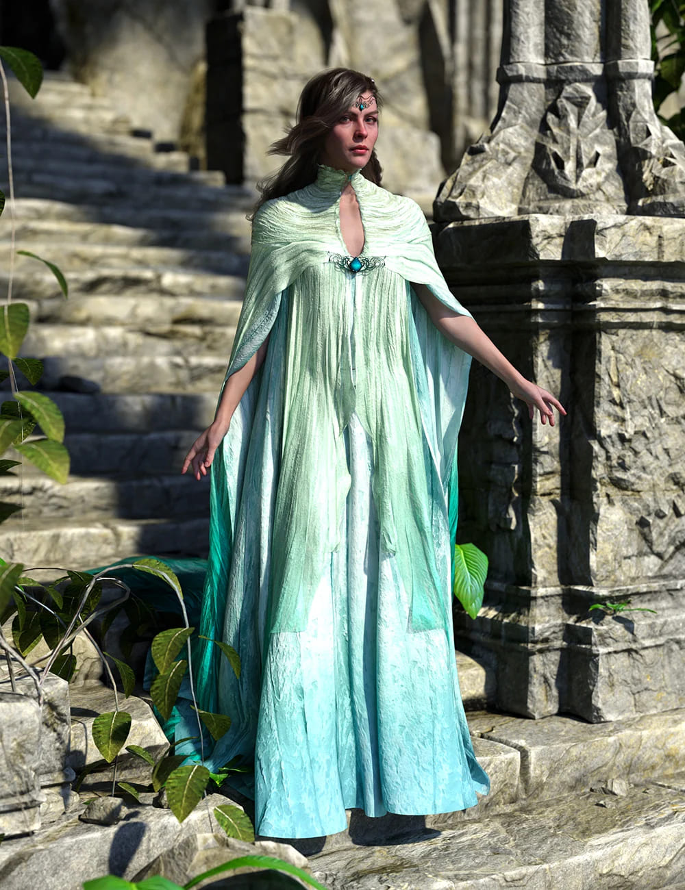 dForce Lady of Fate Outfit for Genesis 9_DAZ3DDL