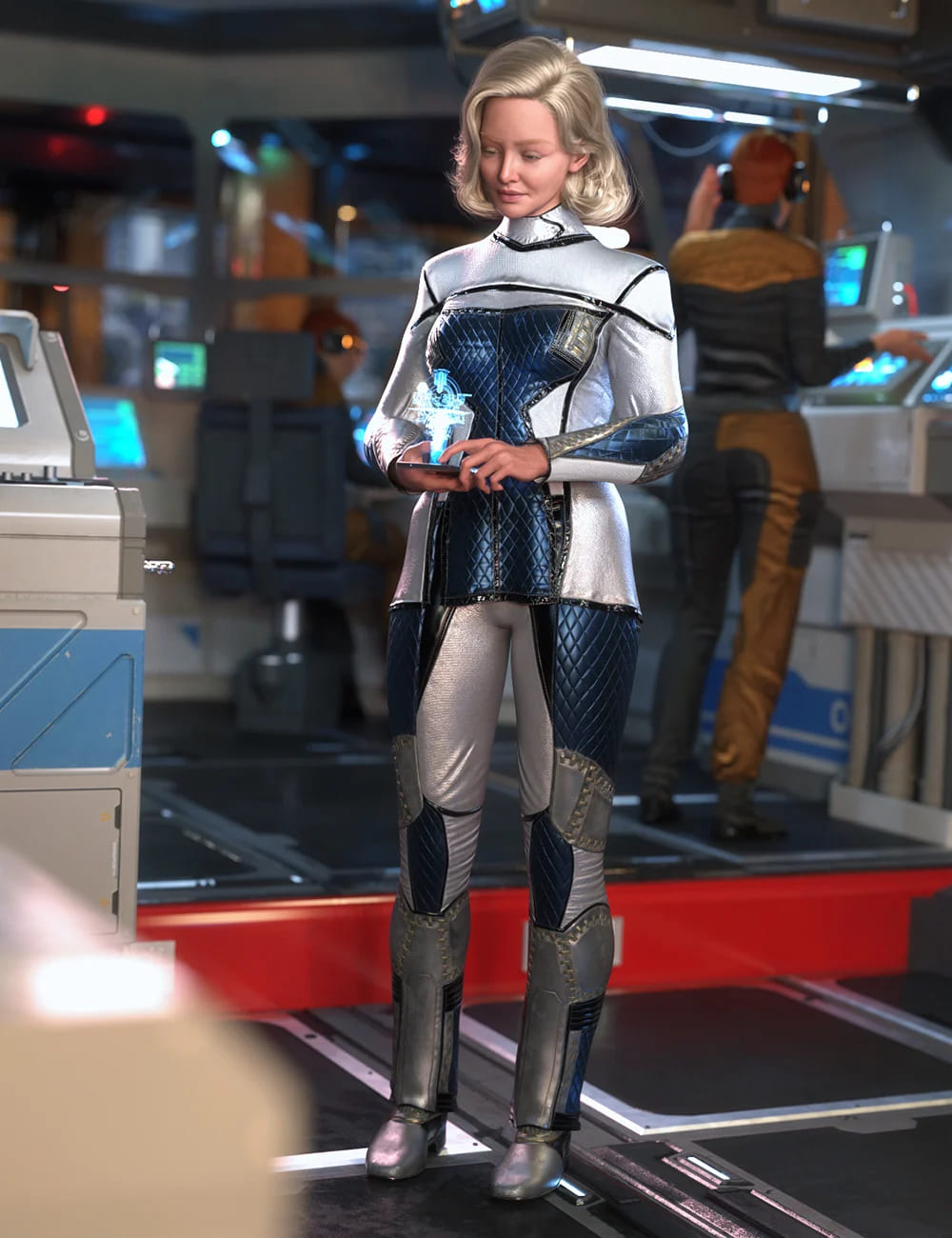 Interstellar Uniform Outfit for Genesis 9_DAZ3D下载站