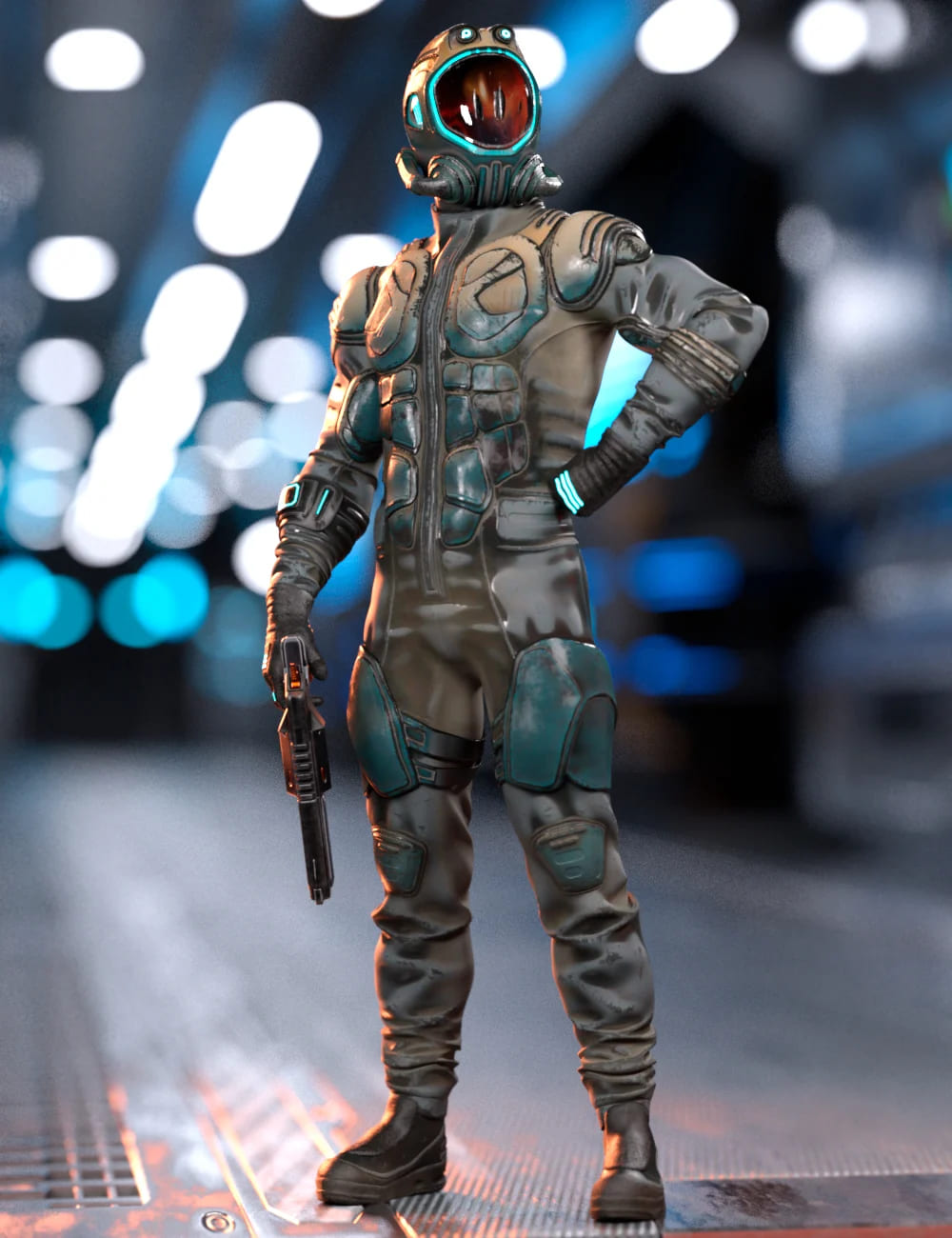 Lost in Space Sci-Fi Outfit for Genesis 9_DAZ3DDL