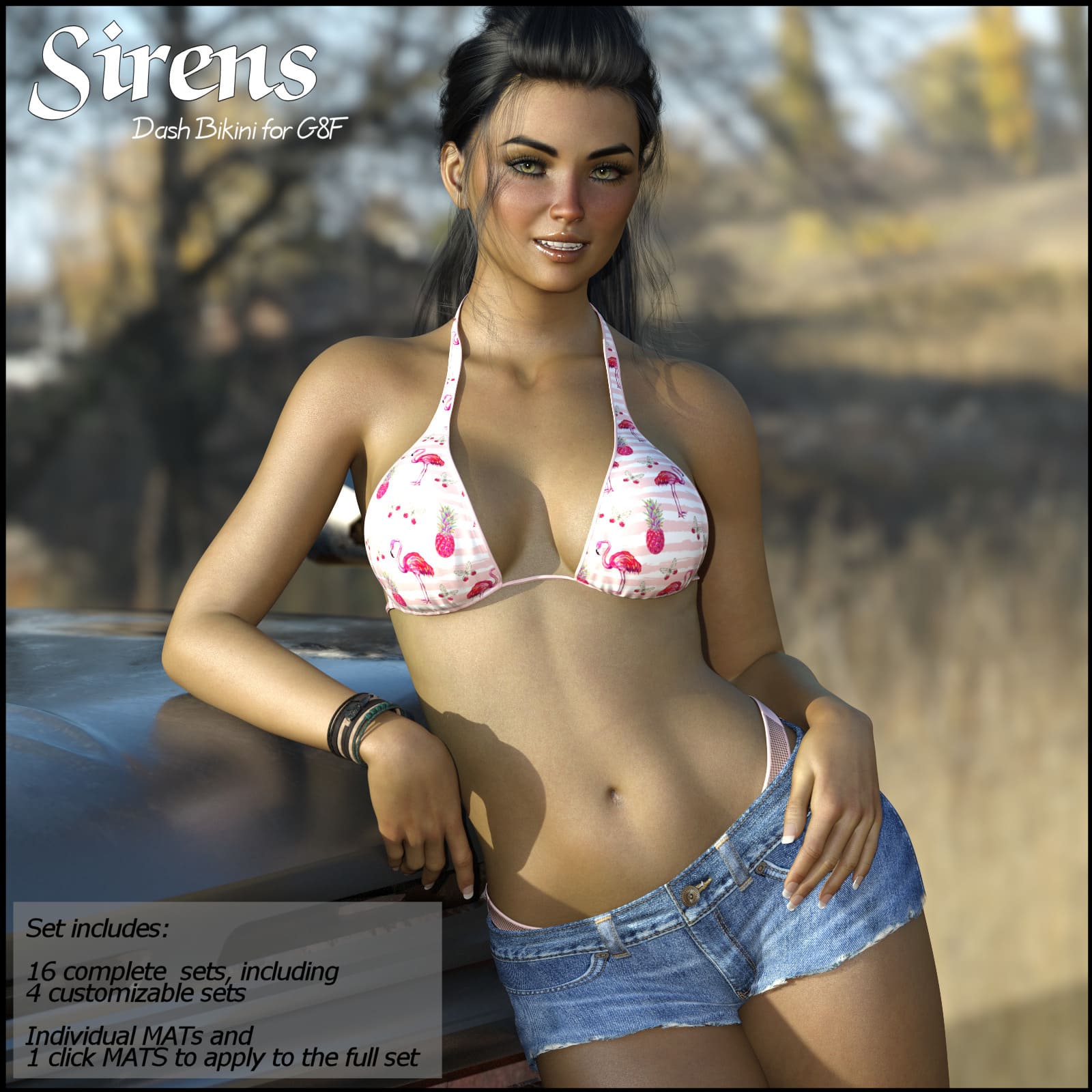 Sirens: Dash Bikini G8F_DAZ3D下载站