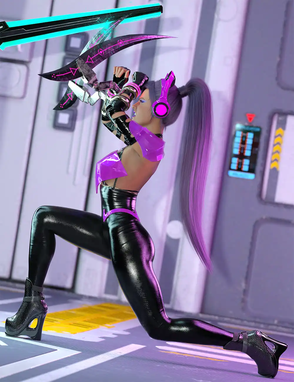 Slicer Poses for Genesis 8.1 Females_DAZ3D下载站