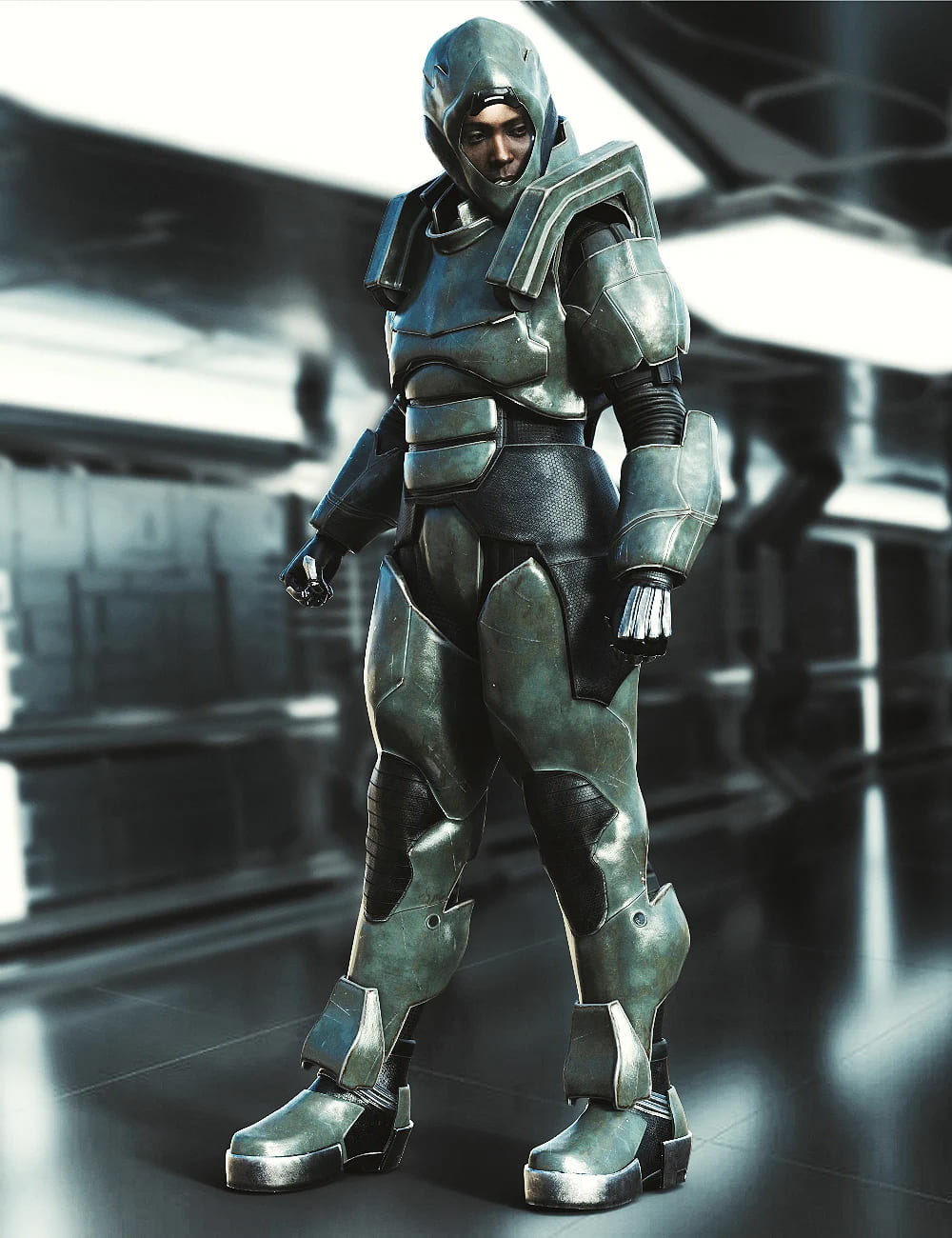 Space Soldier Suit for Genesis 9_DAZ3D下载站