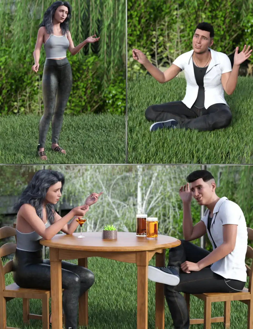 Talking to You Poses and Expressions for Genesis 8.1_DAZ3D下载站