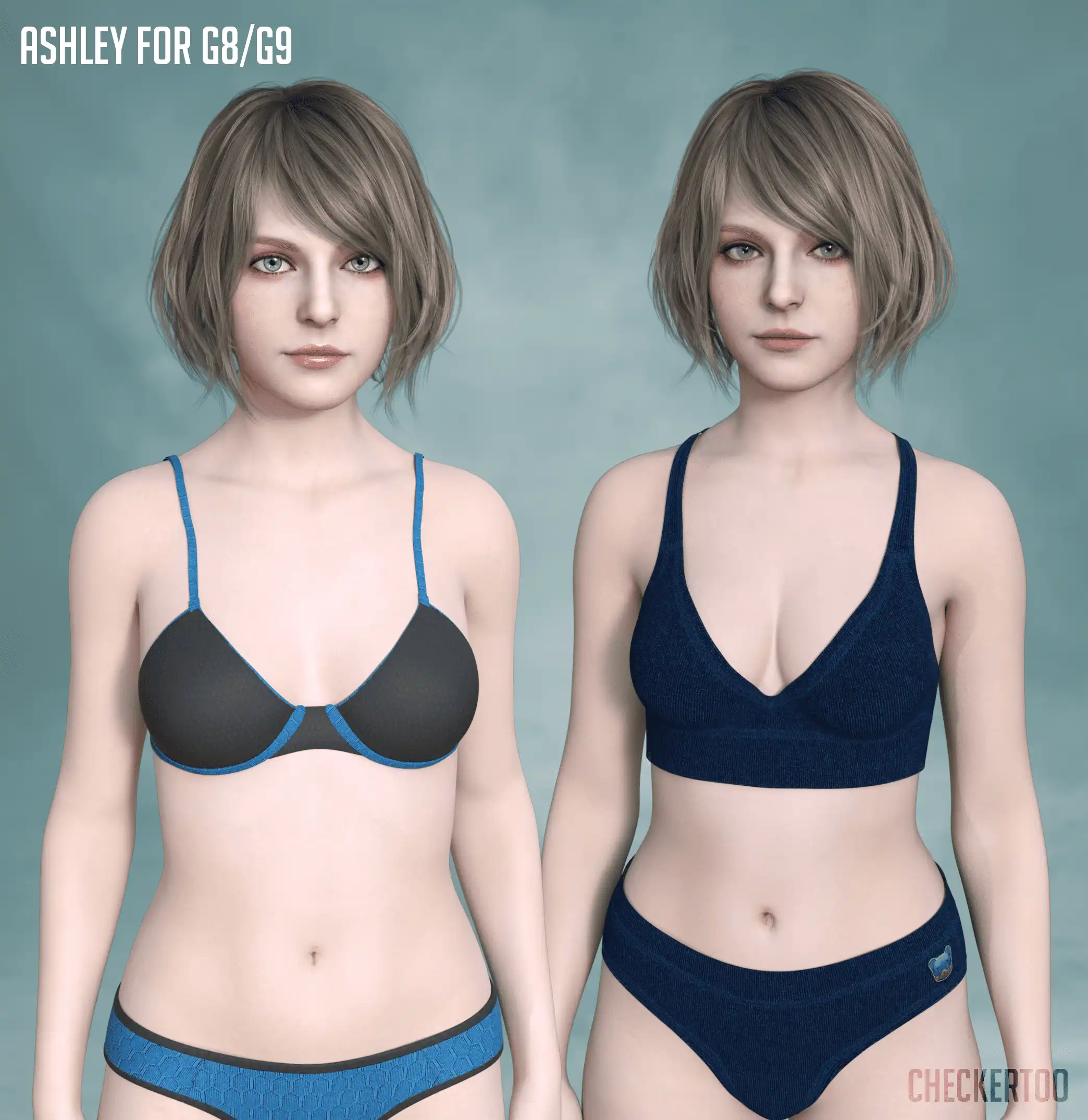 Ashley For G8/G9_DAZ3D下载站