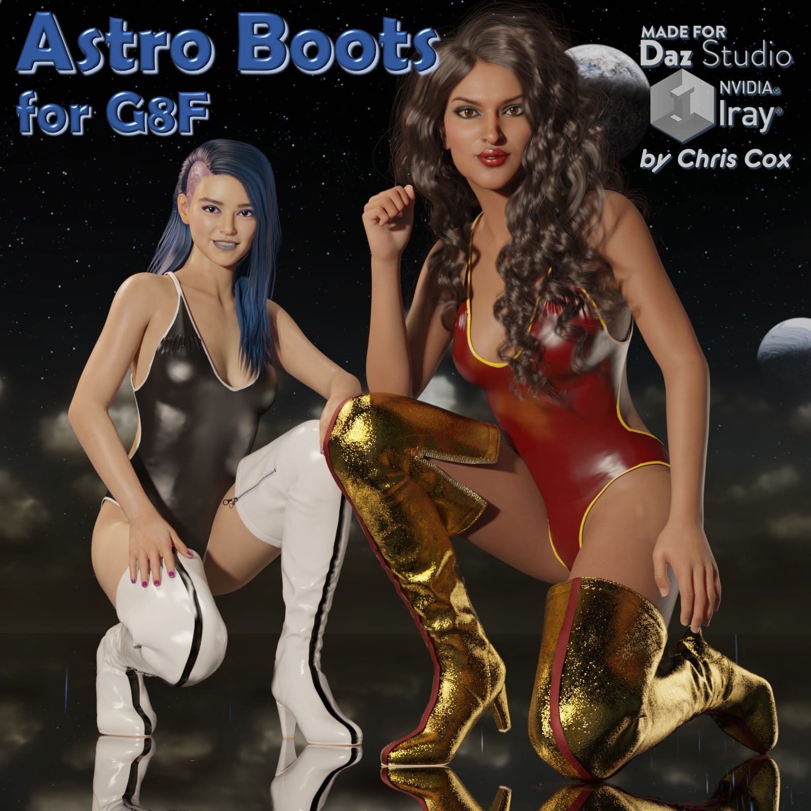 Astro Thigh Boots G8F_DAZ3D下载站