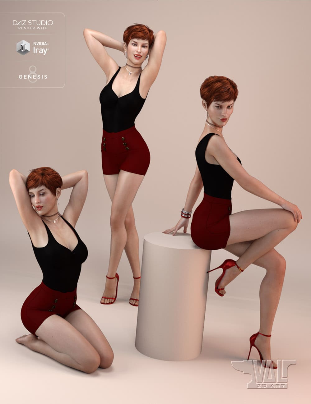 Classic Diva Poses for Genesis 8 Female(s)_DAZ3D下载站