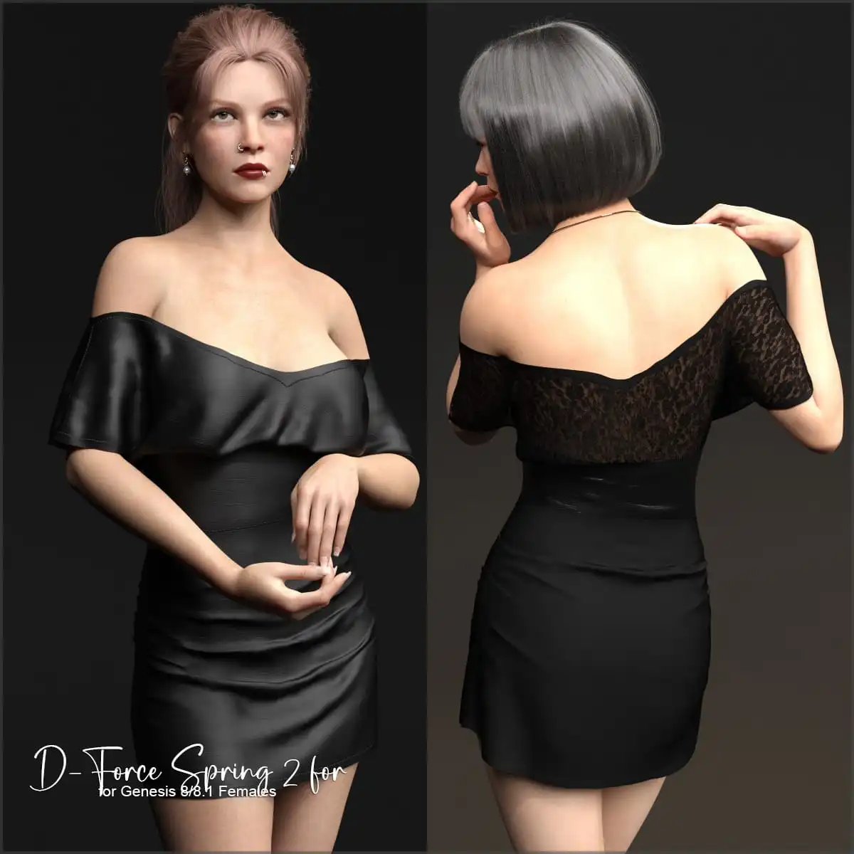D-Force Spring 2 for G8F and G8.1F_DAZ3D下载站