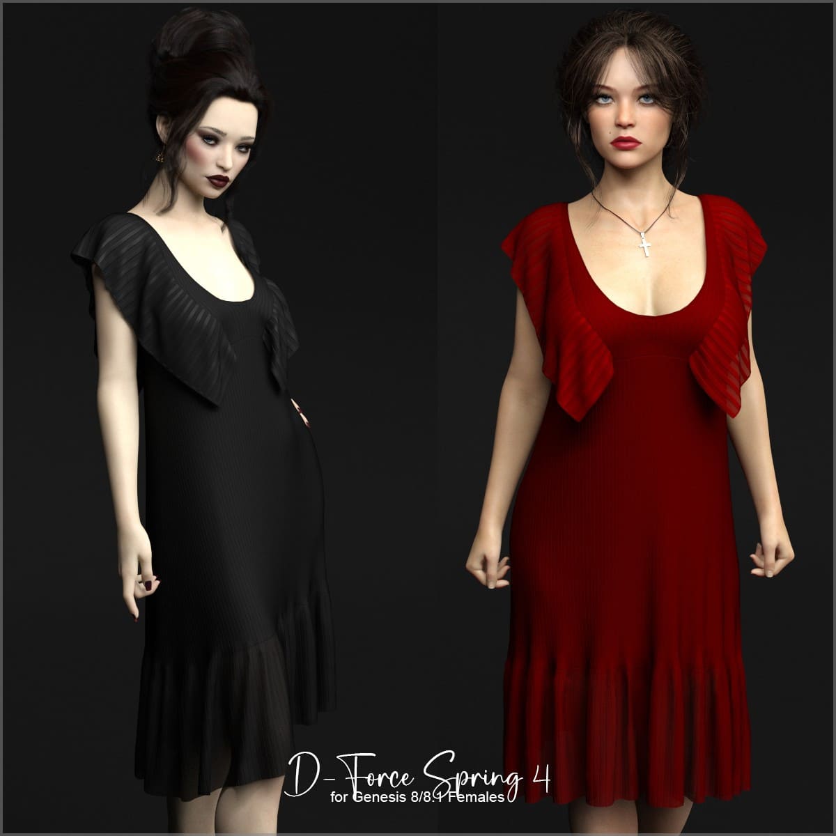 D-Force Spring 4 for G8F and G8.1F_DAZ3DDL