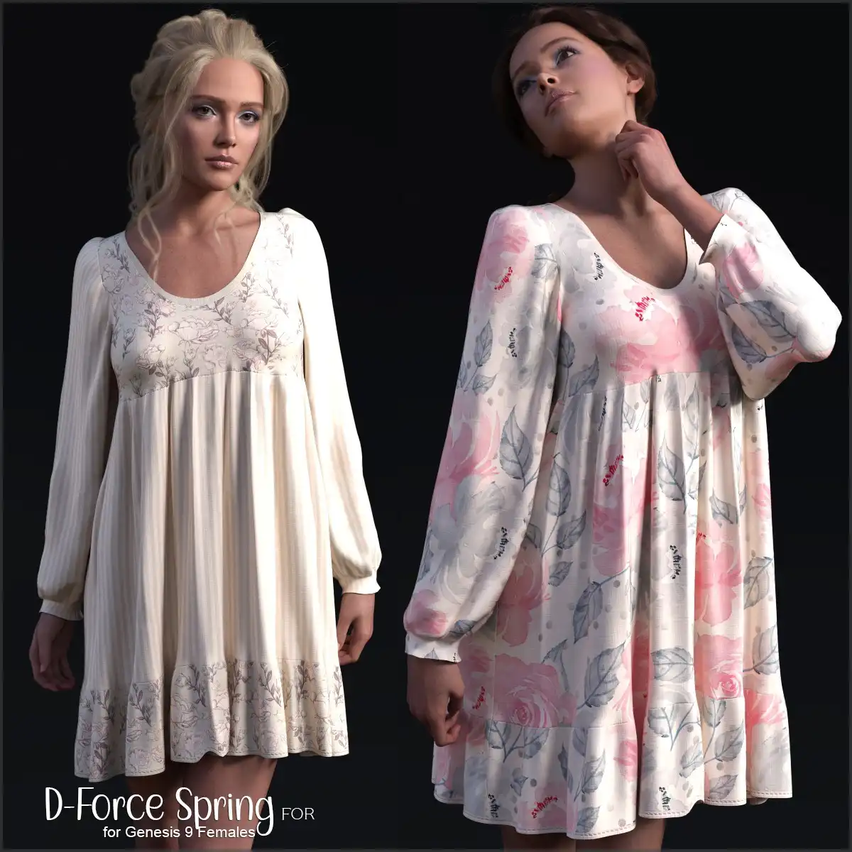 D-Force Spring for Genesis 9 Females_DAZ3DDL
