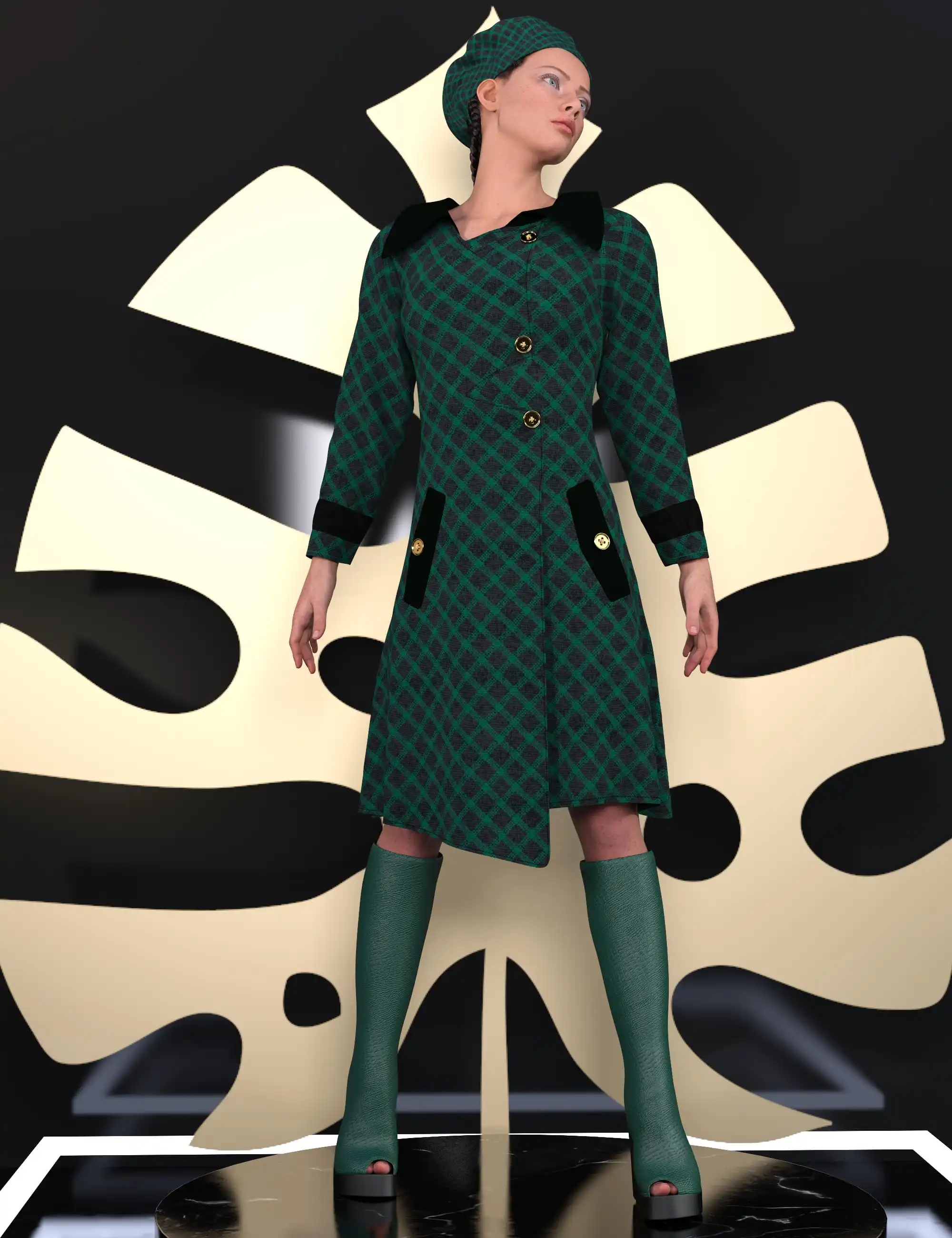 dForce Fleur Outfit for Genesis 9_DAZ3DDL