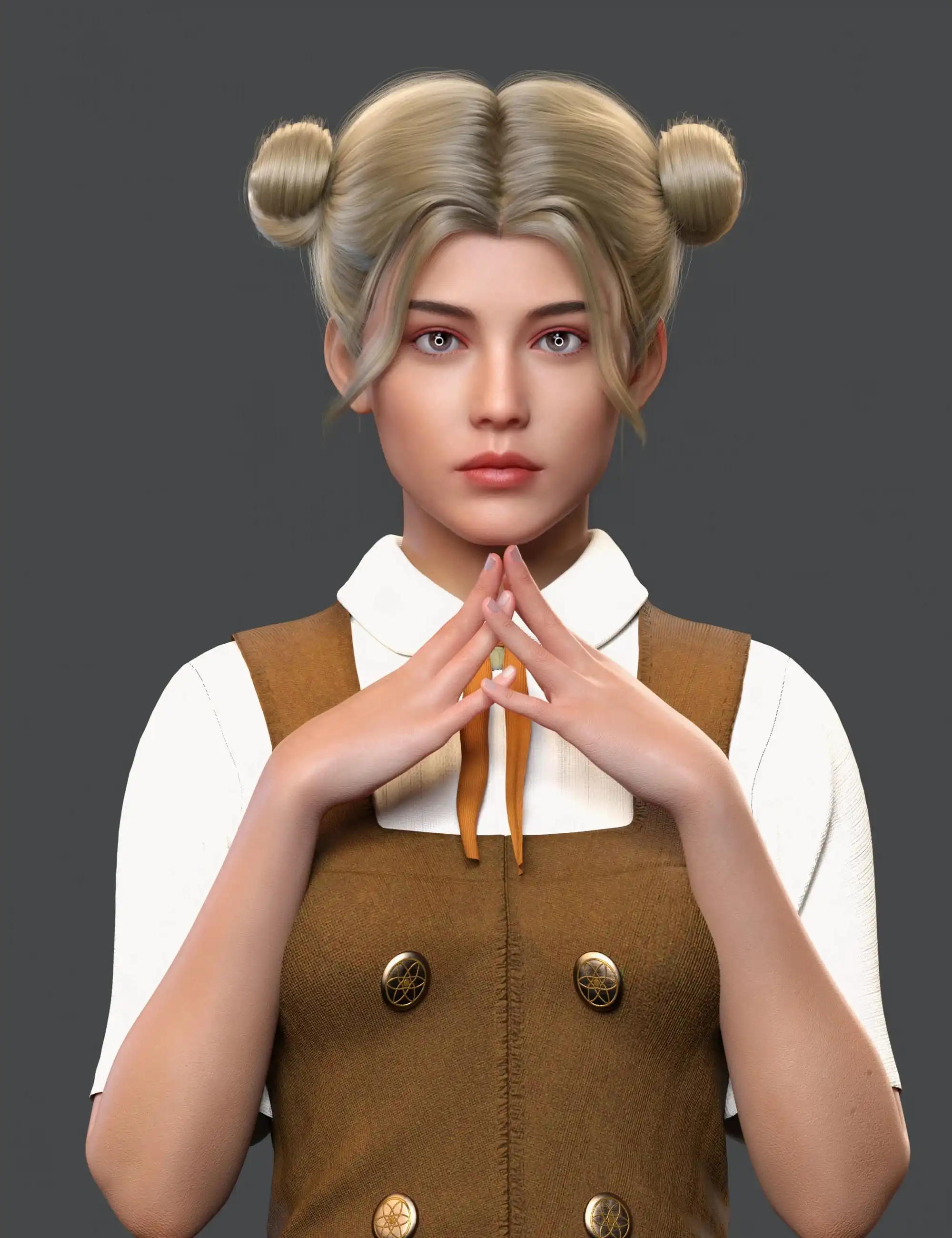 dForce Rong Pretty Outfit for Genesis 9_DAZ3DDL