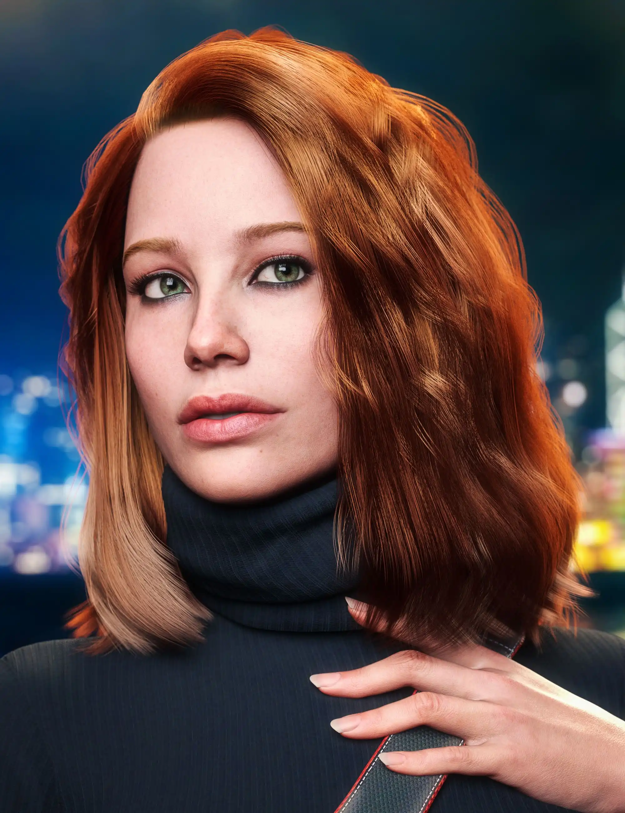 Drew Hair for Genesis 9_DAZ3D下载站