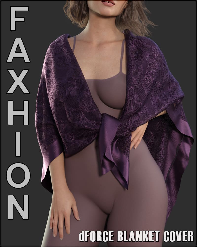 Faxhion - dForce Blanket Cover_DAZ3D下载站