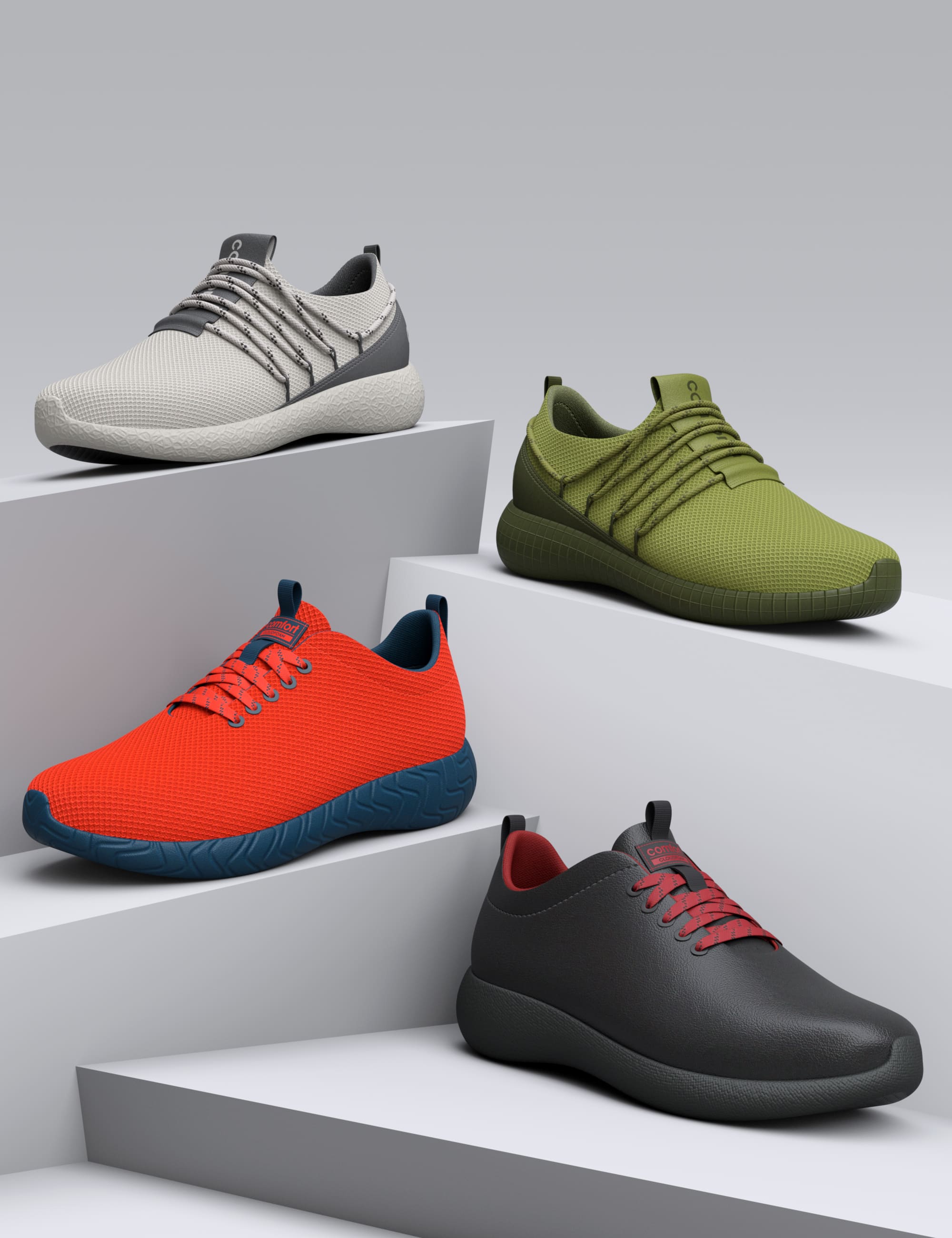 HL Sneakers for Genesis 9_DAZ3D下载站