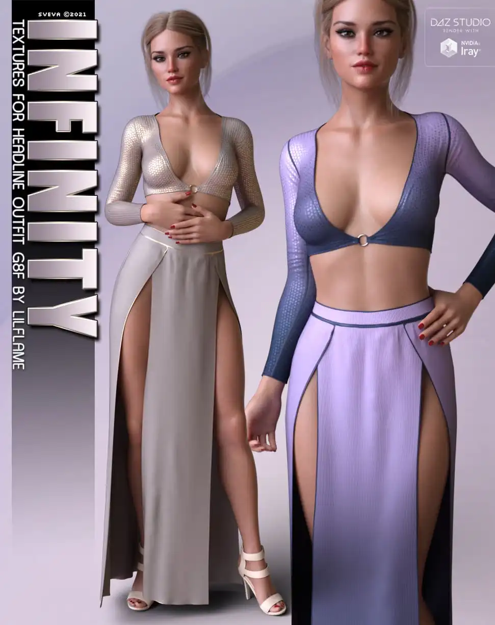 Infinity Textures for dForce Headline Outfit_DAZ3D下载站