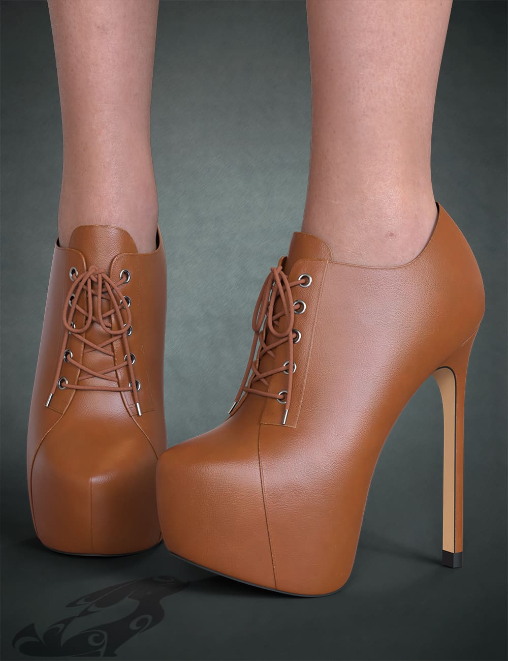 Oxford High Heels for Genesis 3, 8, and 8.1 Females_DAZ3D下载站
