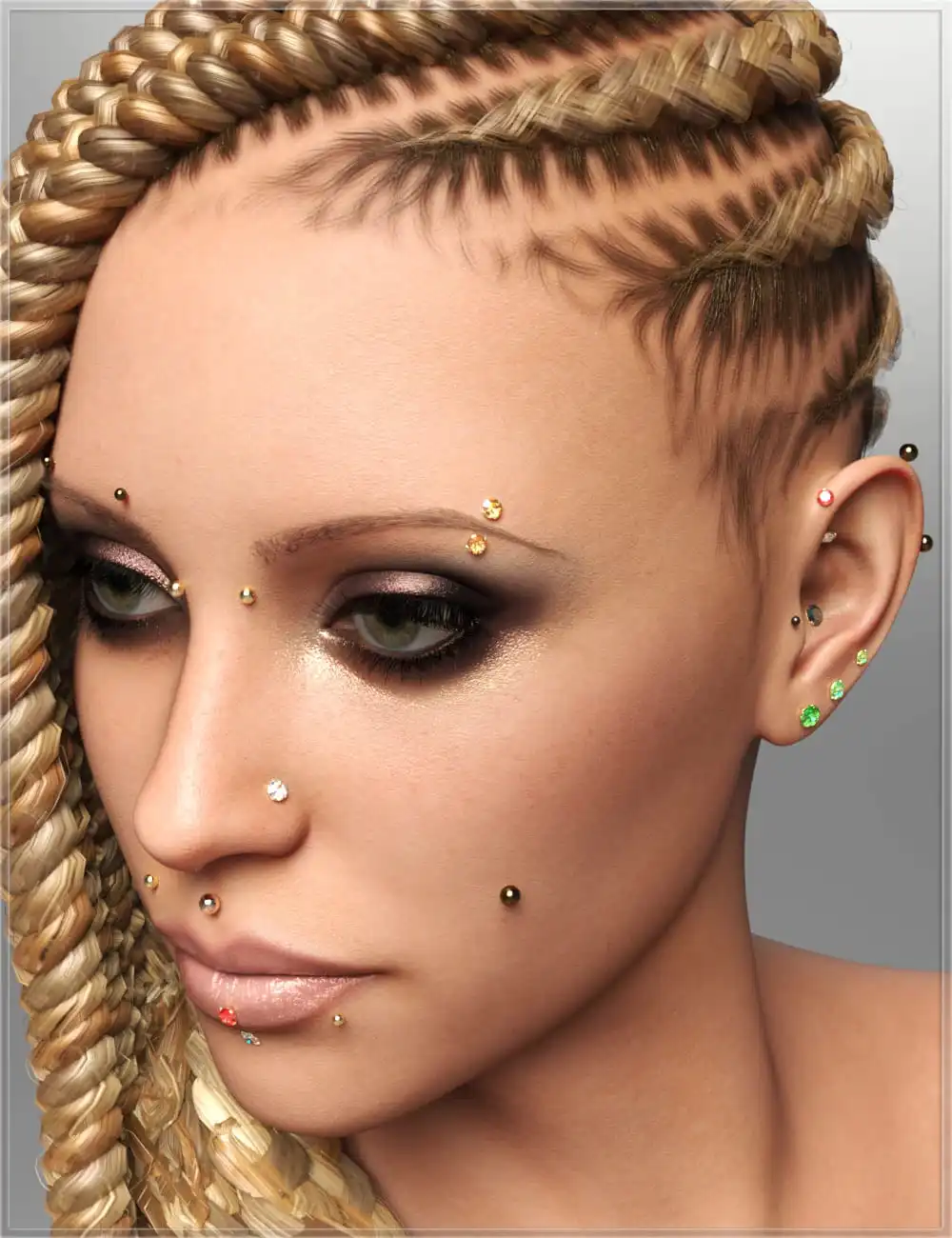Piercings Pack for Genesis 9_DAZ3DDL