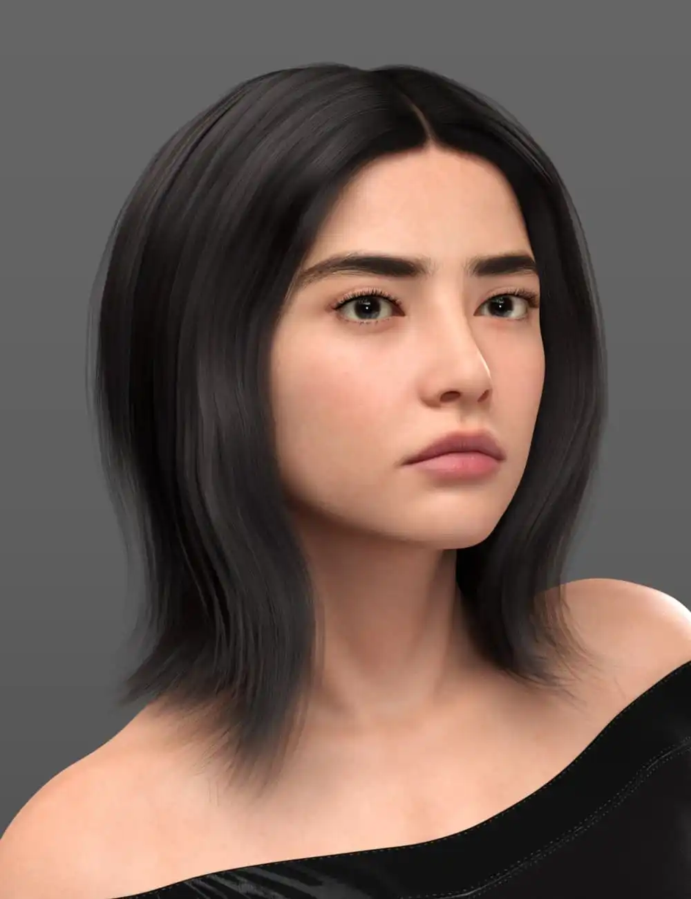 PS Amber Hair for Genesis 9_DAZ3D下载站