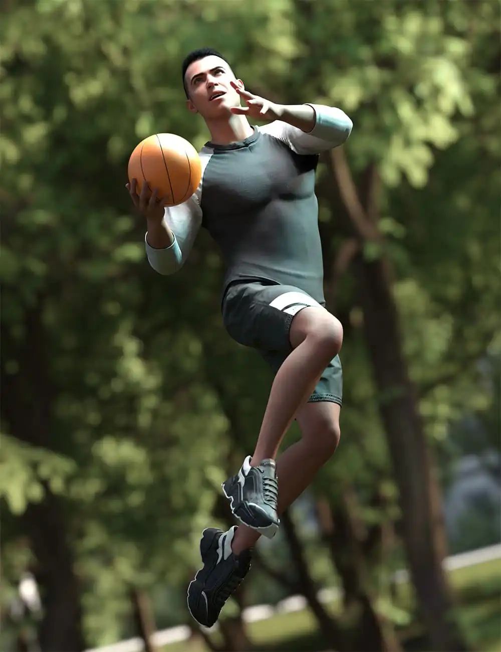 Sports Poses for Genesis 9_DAZ3D下载站