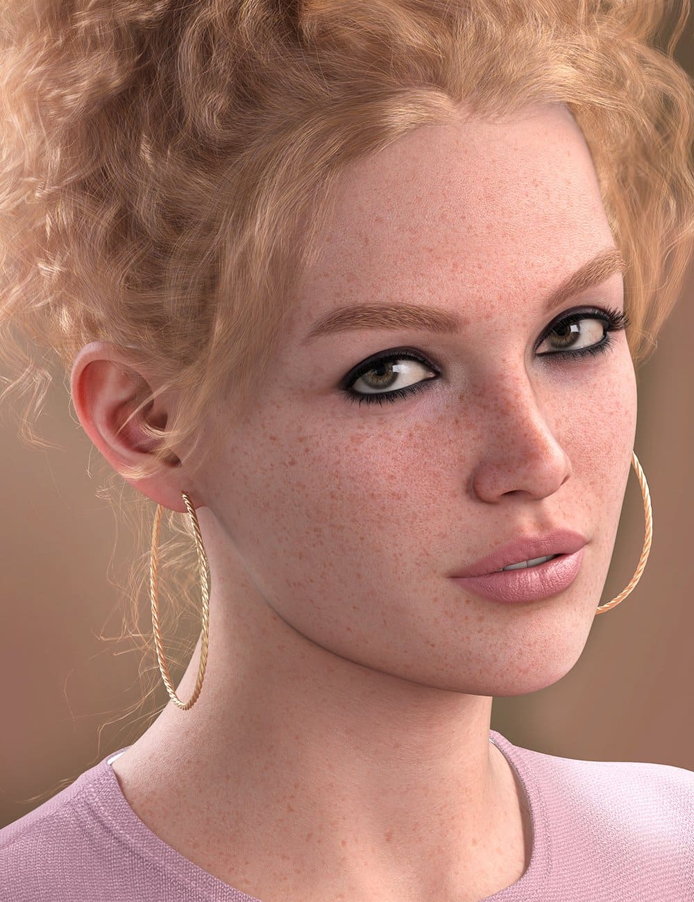 V Earring Collection for Genesis 9 and 8_DAZ3DDL