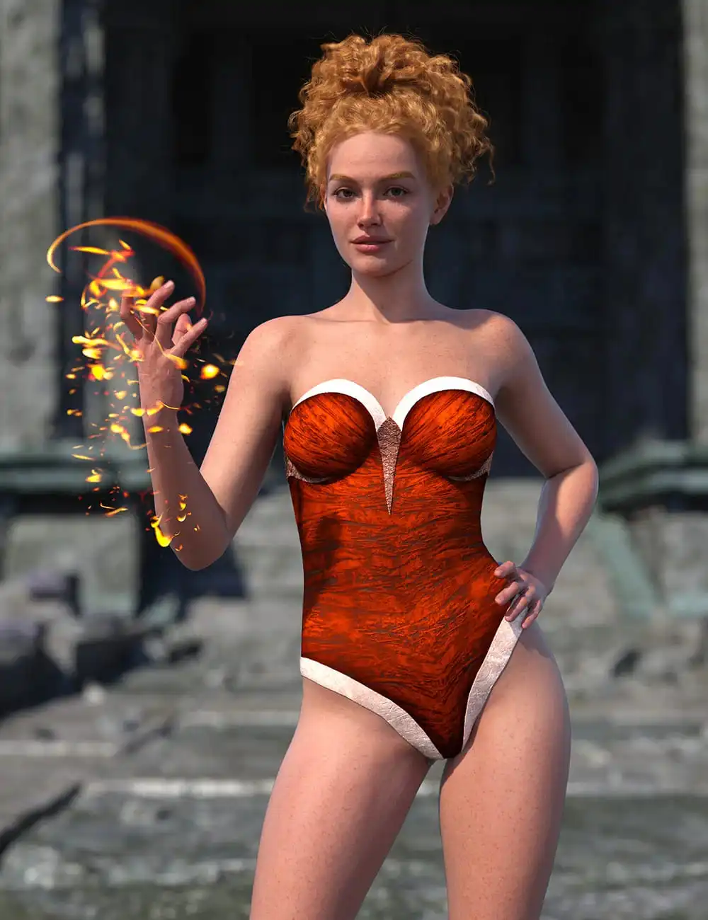 War Witch Bodysuits for Genesis 9_DAZ3D下载站