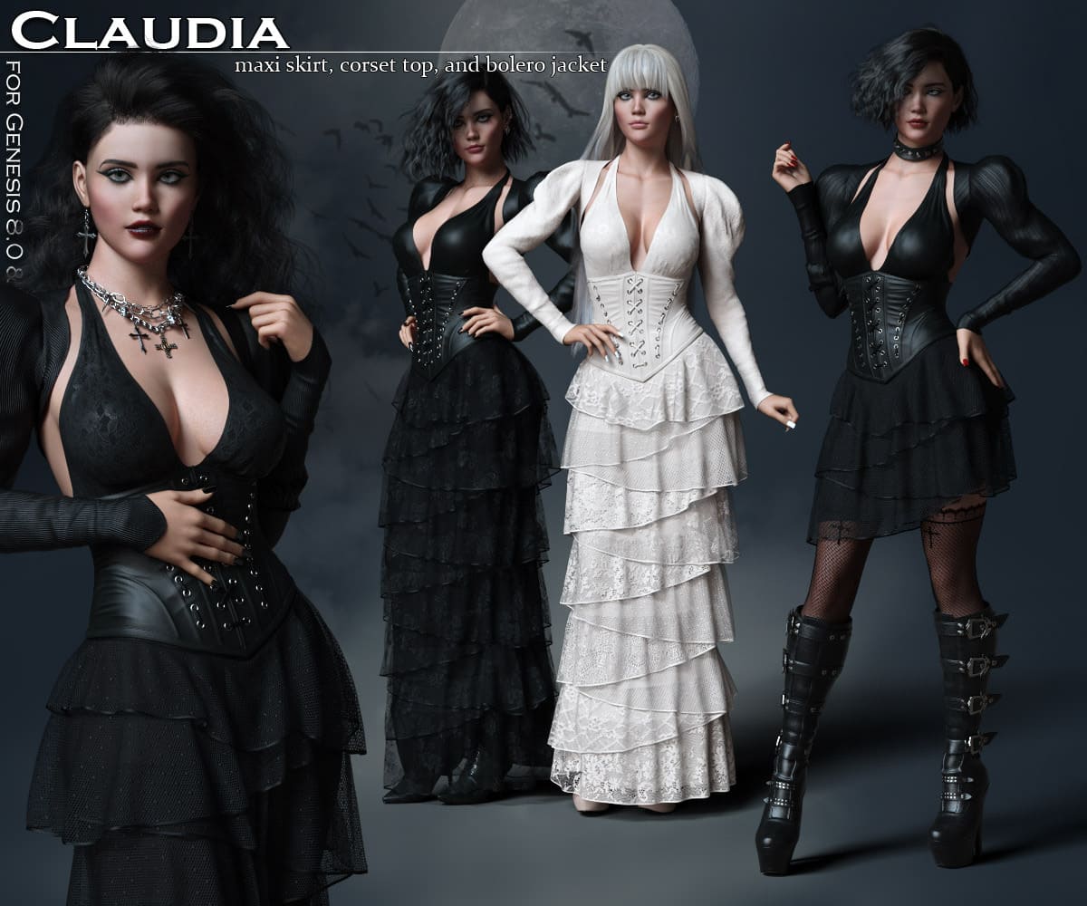 Claudia for G8/G8.1 Females_DAZ3D下载站