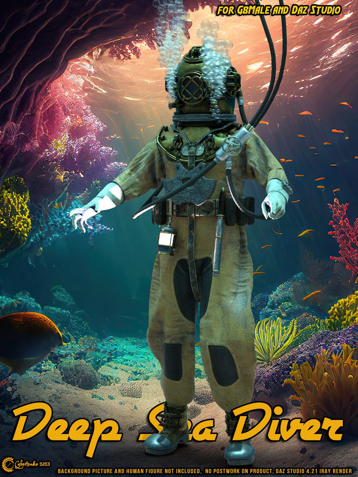 Deep Sea Diver for G8M_DAZ3D下载站