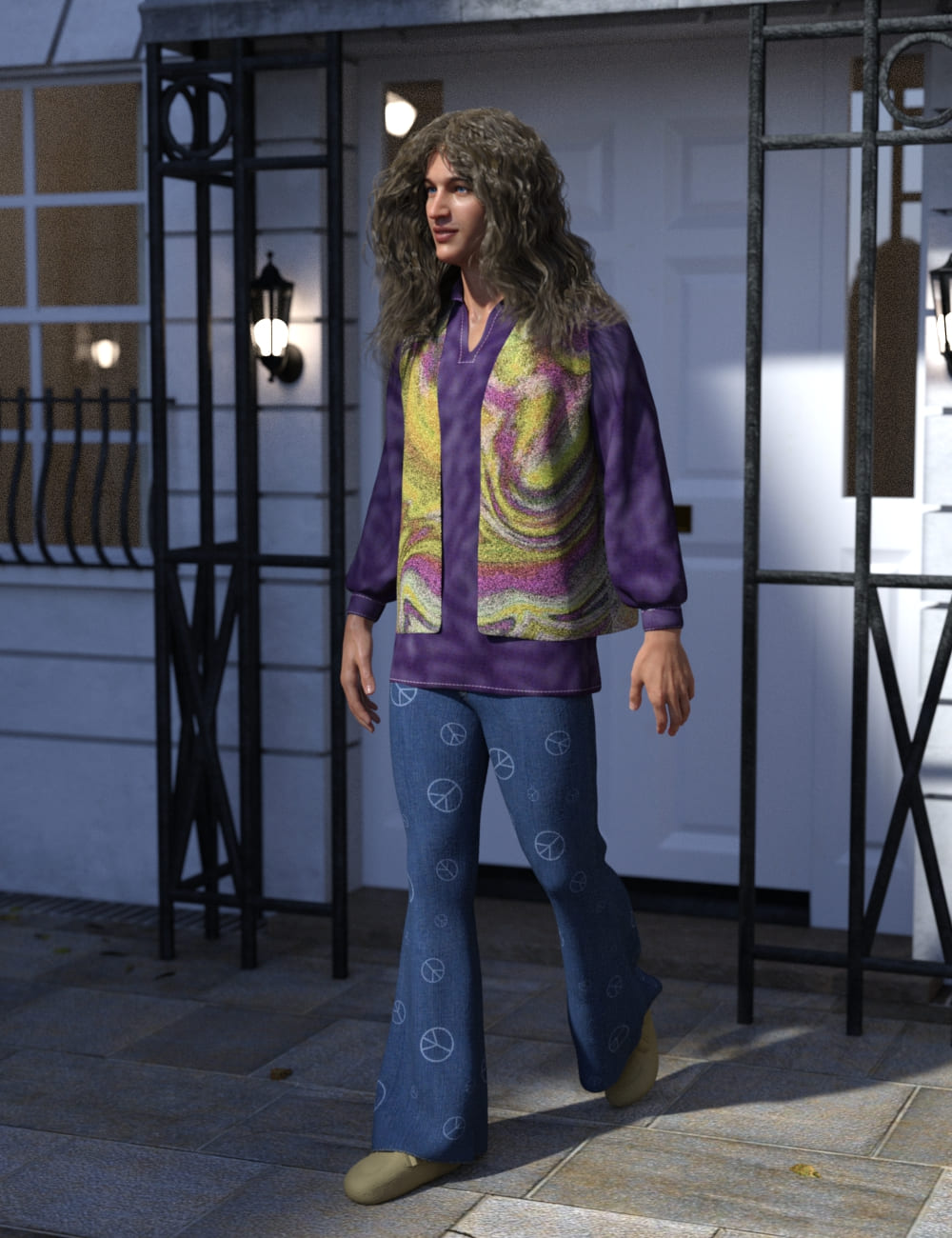 dForce 1969 Outfit for Genesis 8 Male(s)_DAZ3D下载站