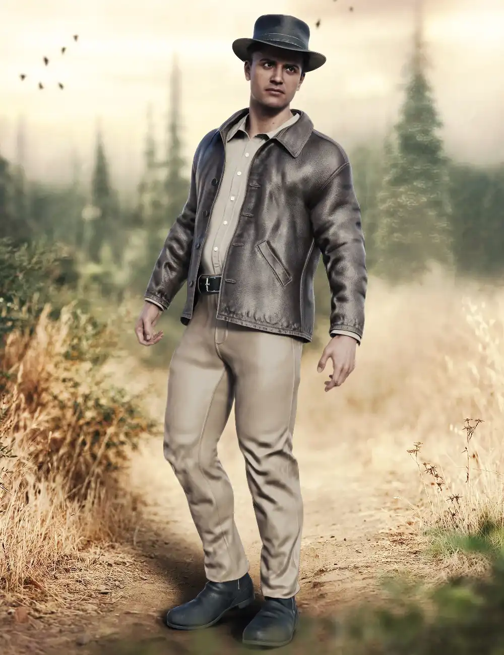 dForce Adventure Style Outfit for Genesis 9_DAZ3DDL