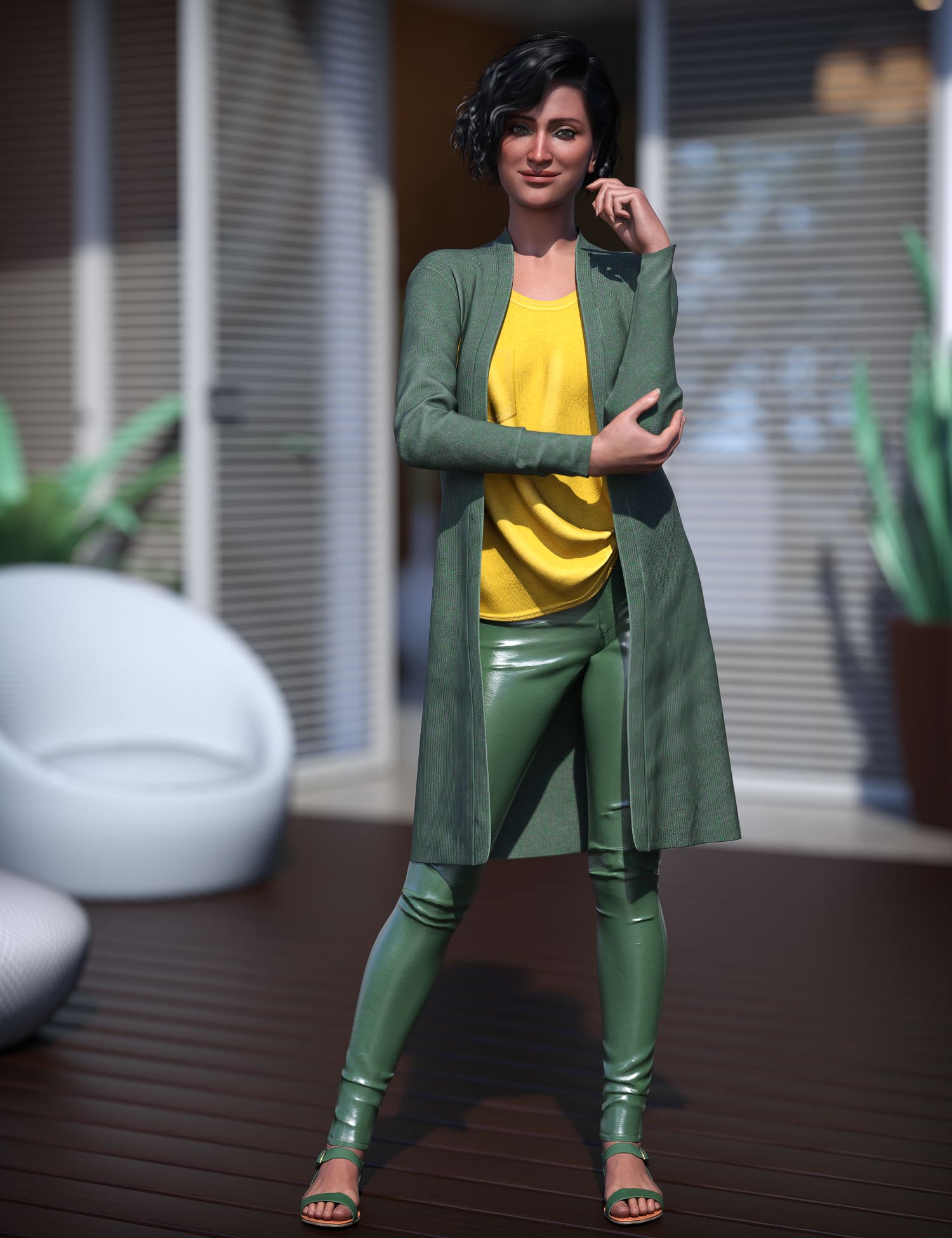 dForce Every Day Outfit Texture Add-On_DAZ3D下载站