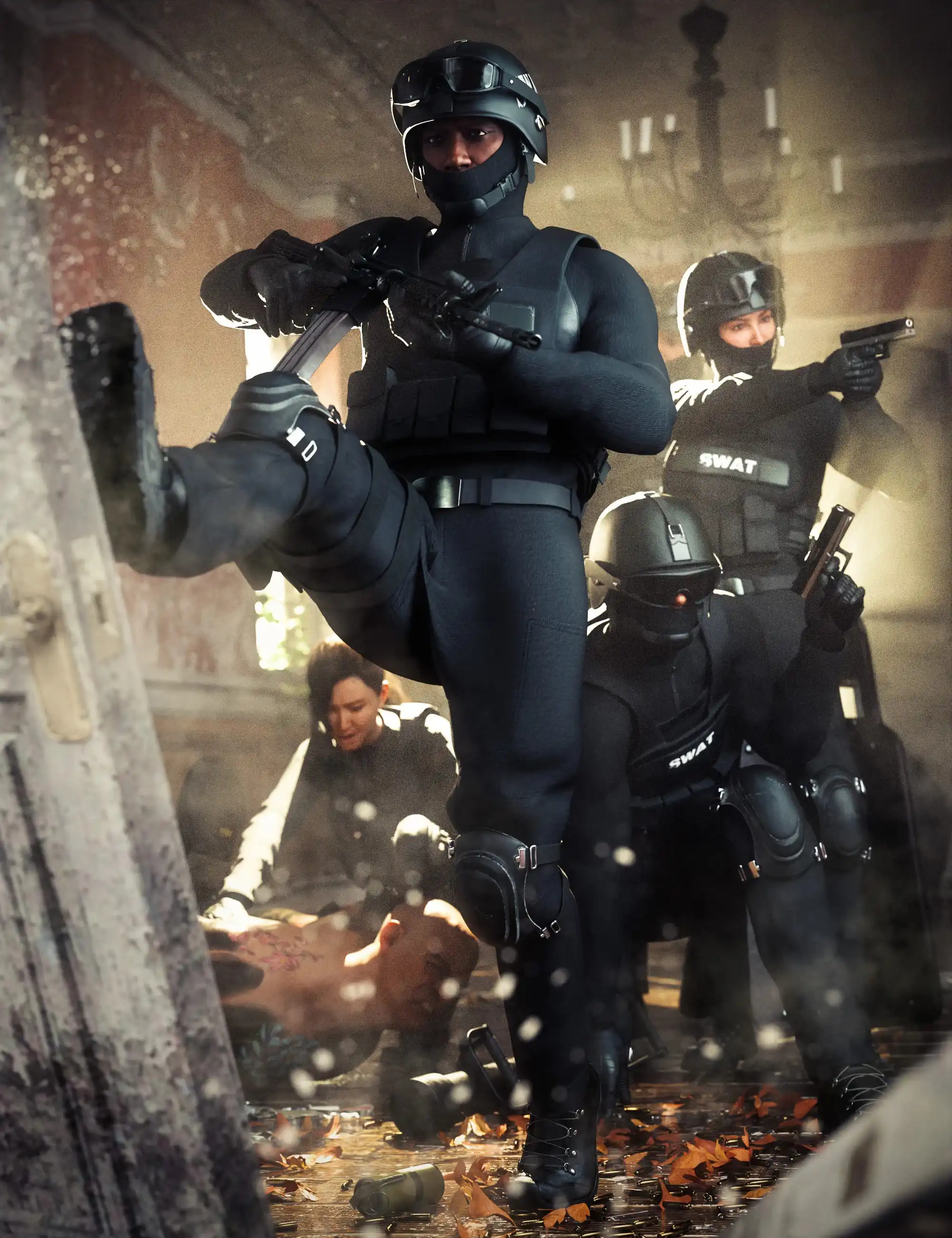 dForce Tactical Style Outfit for Genesis 9_DAZ3DDL
