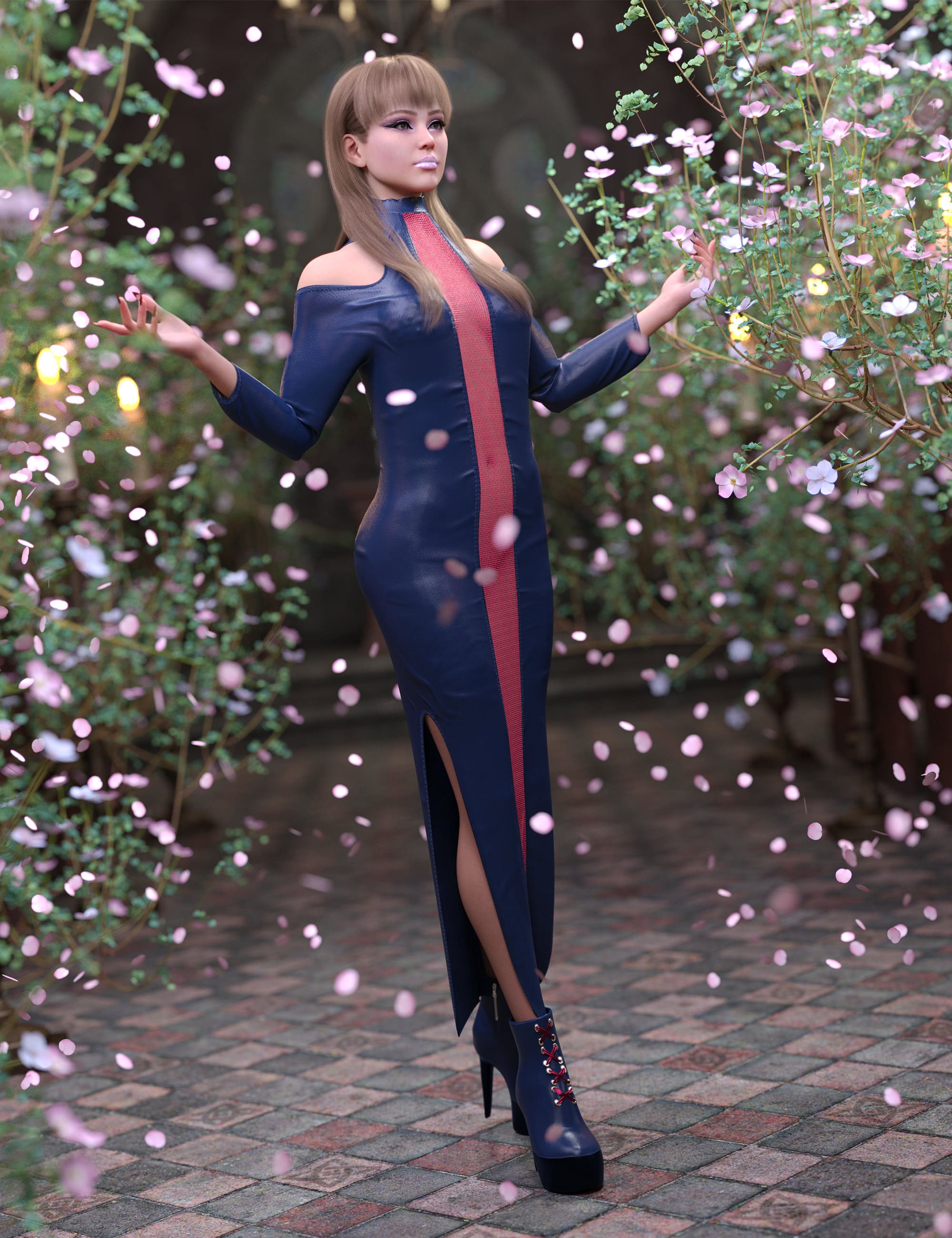 dForce Theresa Outfit for Genesis 9_DAZ3D下载站