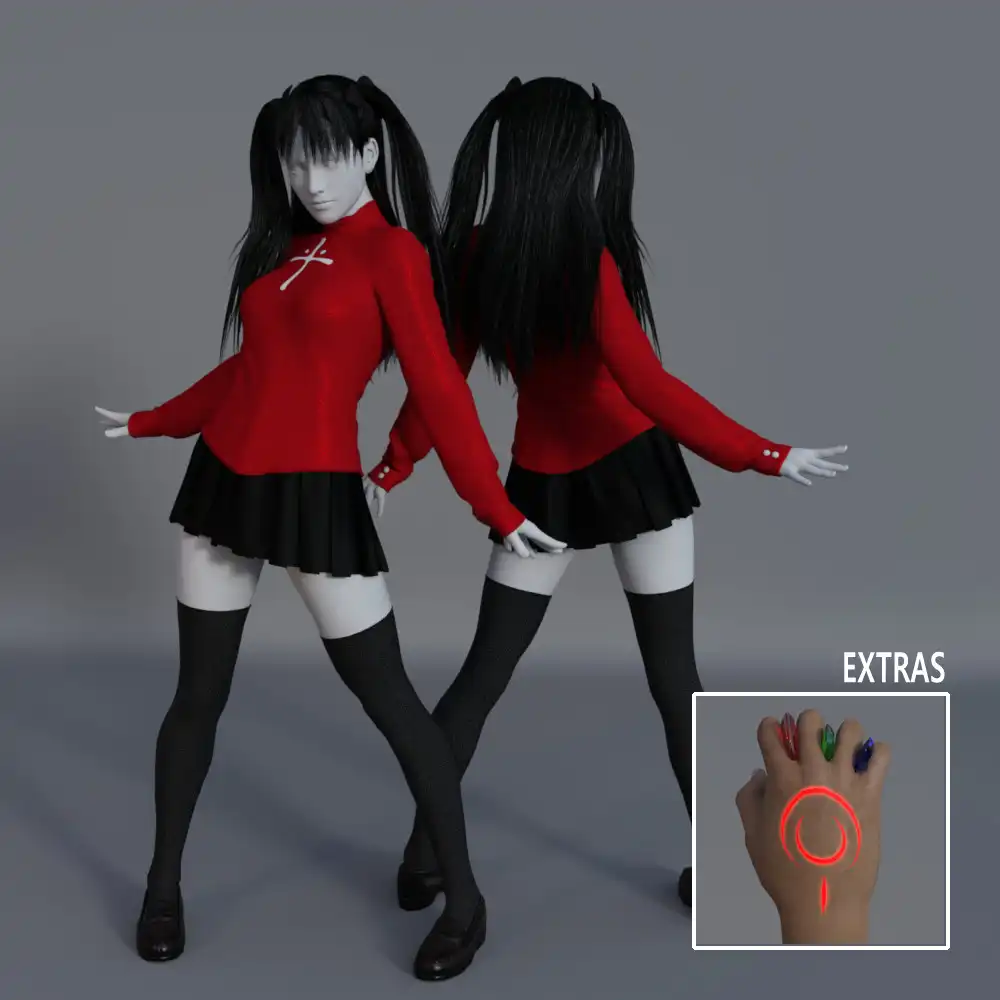 dForce Young Mage Set for G8F_DAZ3DDL