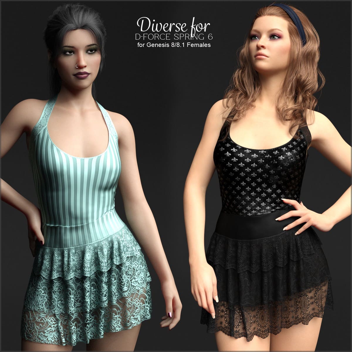 Diverse for Spring 6 for G8F and G8.1F_DAZ3DDL