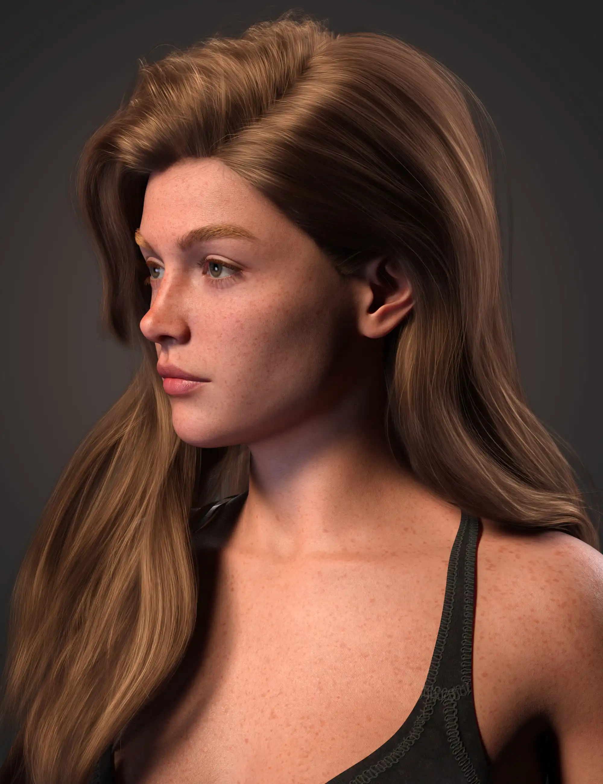 FE Alysa Hair for Genesis 9_DAZ3D下载站