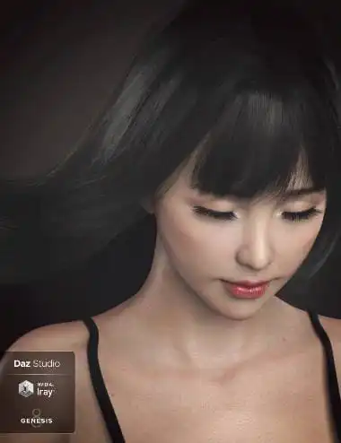 Grace Yong and Grace Yong Hair for Genesis 8 Female(s)_DAZ3DDL