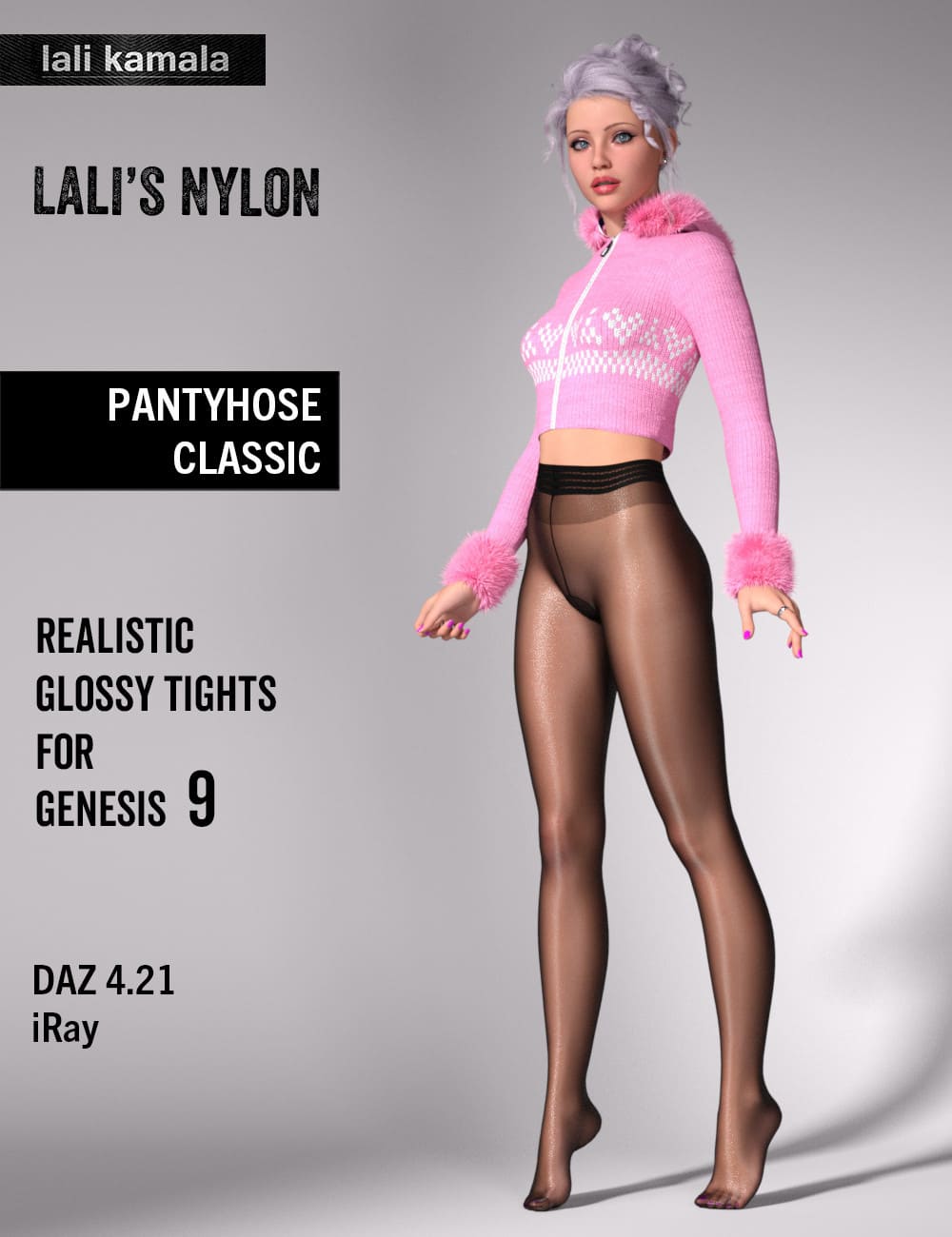 Lali’s Pantyhose Classic for Genesis 9_DAZ3D下载站